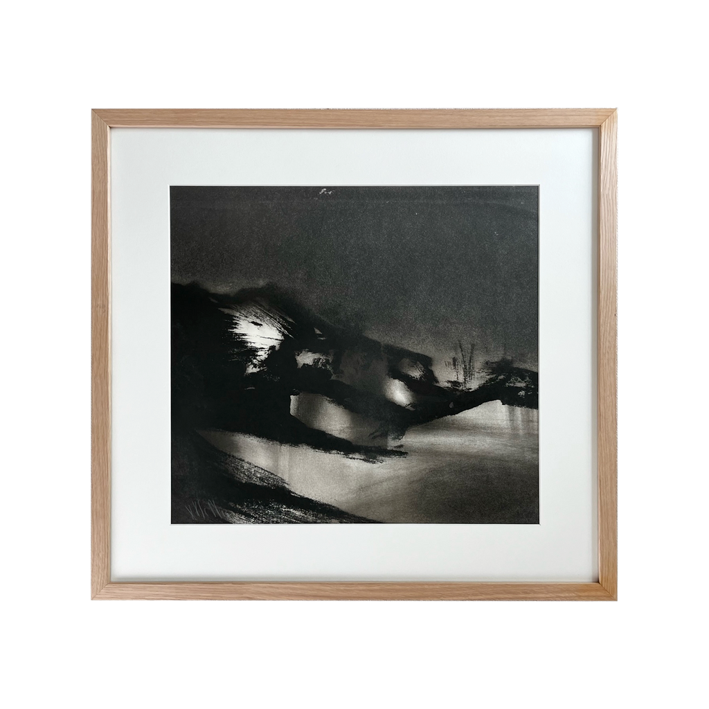 Black & White Abstract Landscape