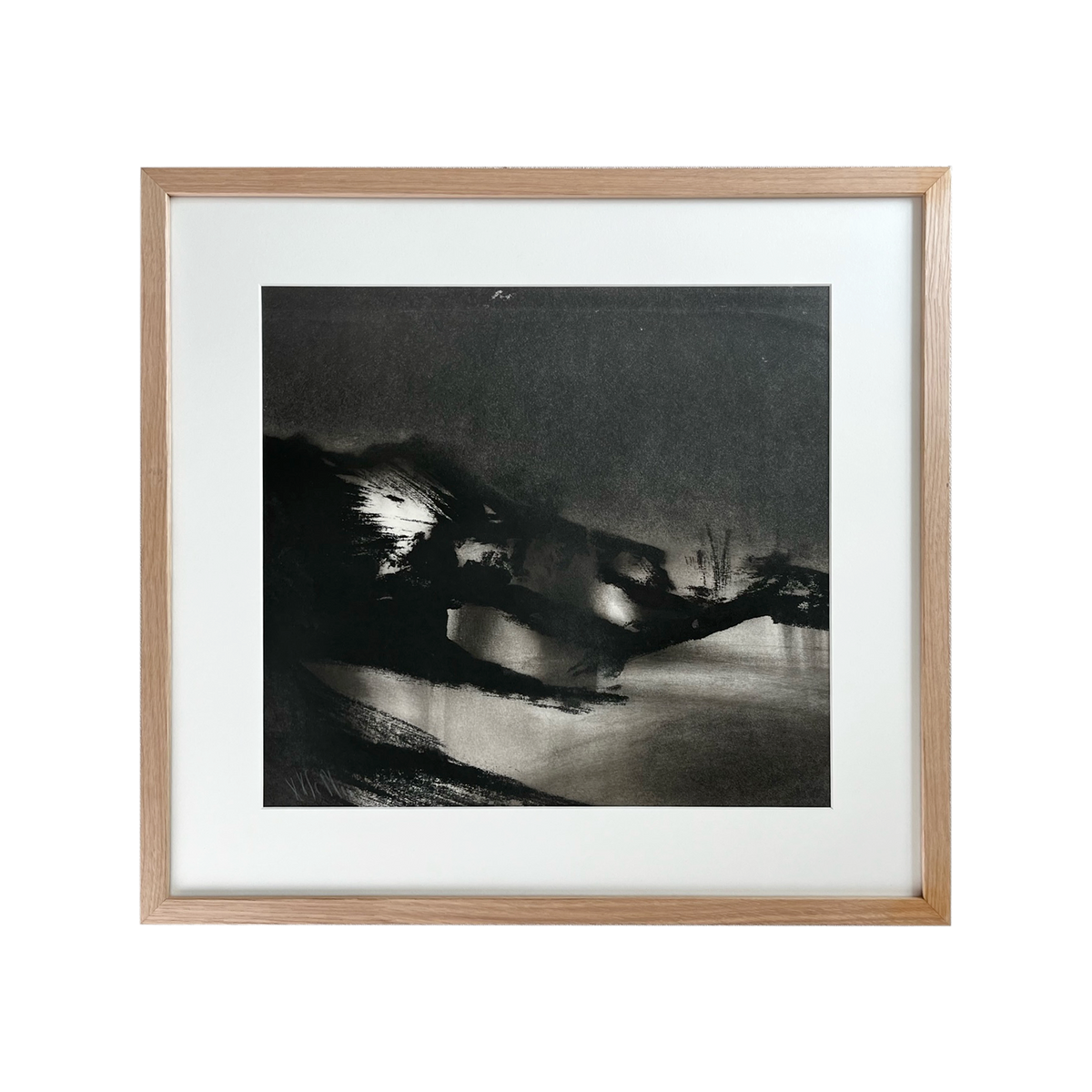 Black & White Abstract Landscape