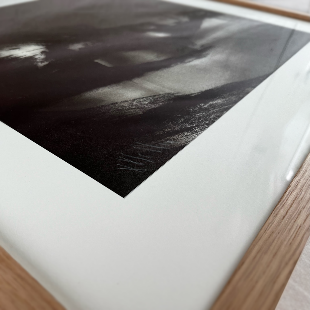 Black & White Abstract Landscape