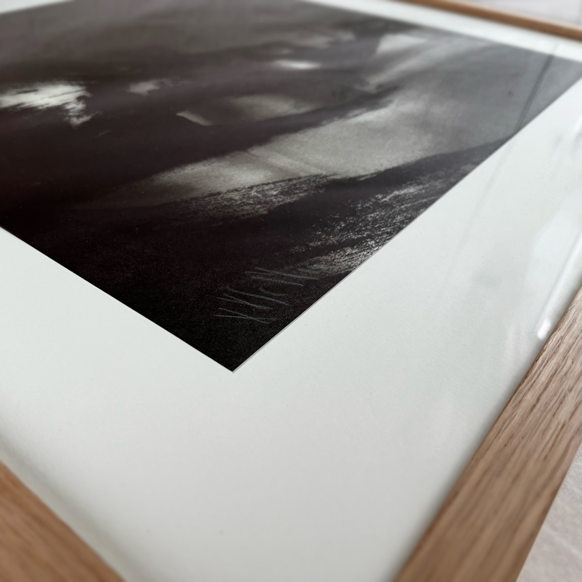 Black & White Abstract Landscape