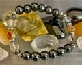 Empath Protection Intention Bracelet – Citrine, Clear Quartz & Hematite | | Wiccan Center