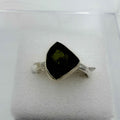Sterling Silver Moldavite Ring - Size 9 - Transformation, Growth & Awakening | Rings | Wiccan Center