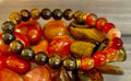 Depression Support Intention Bracelet – Yellow Tiger Eye, Banded Carnelian & Bronzite | 8mm Gemstones | | Wiccan Center