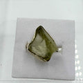 Sterling Silver Libyan Desert Glass Ring - Size 6- Cosmic, Illuminating & Transformative | Rings | Wiccan Center