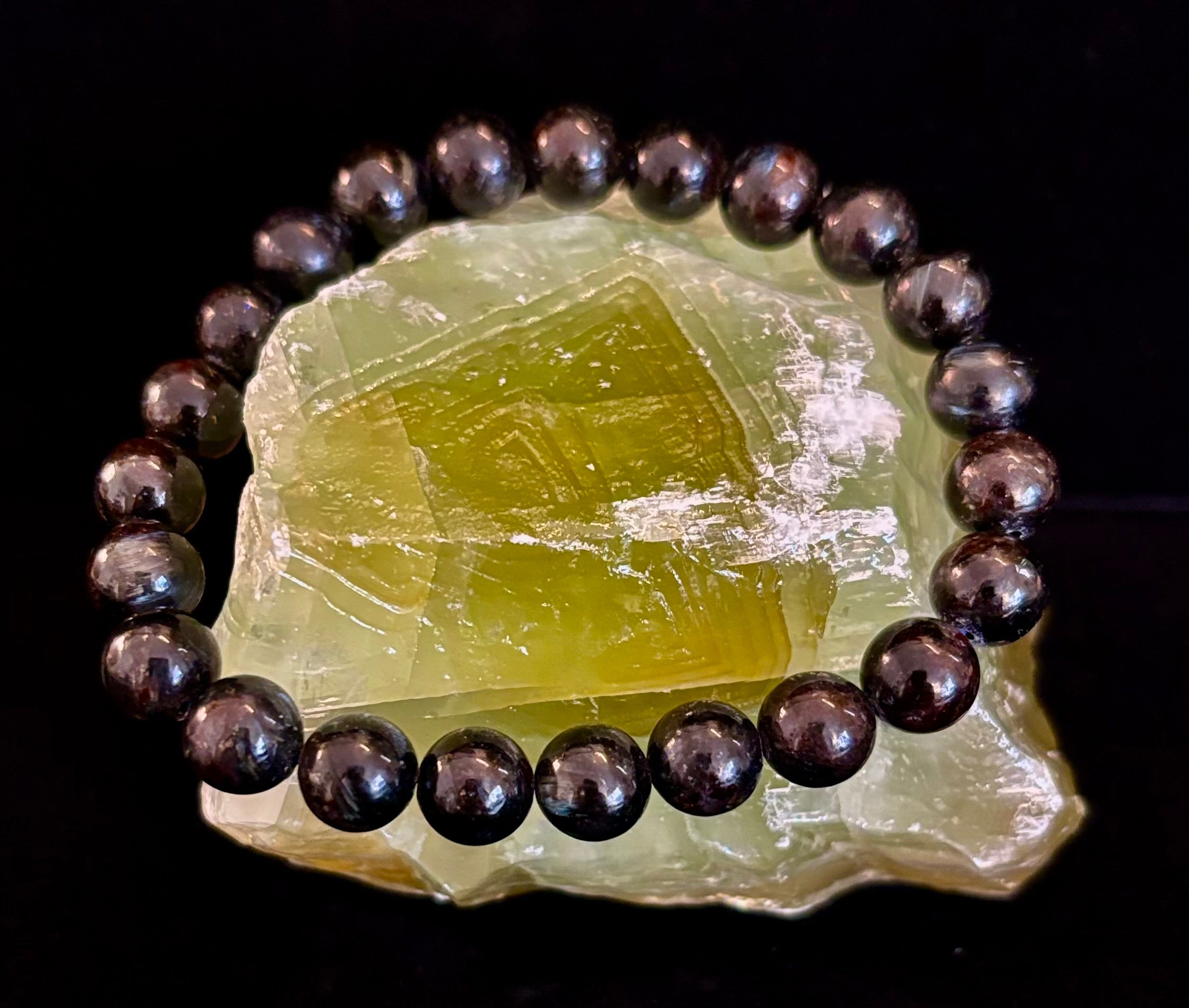 Awaken Inner Power with Natural Astrophyllite (Arfvedsonite) Bracelet | | Wiccan Center