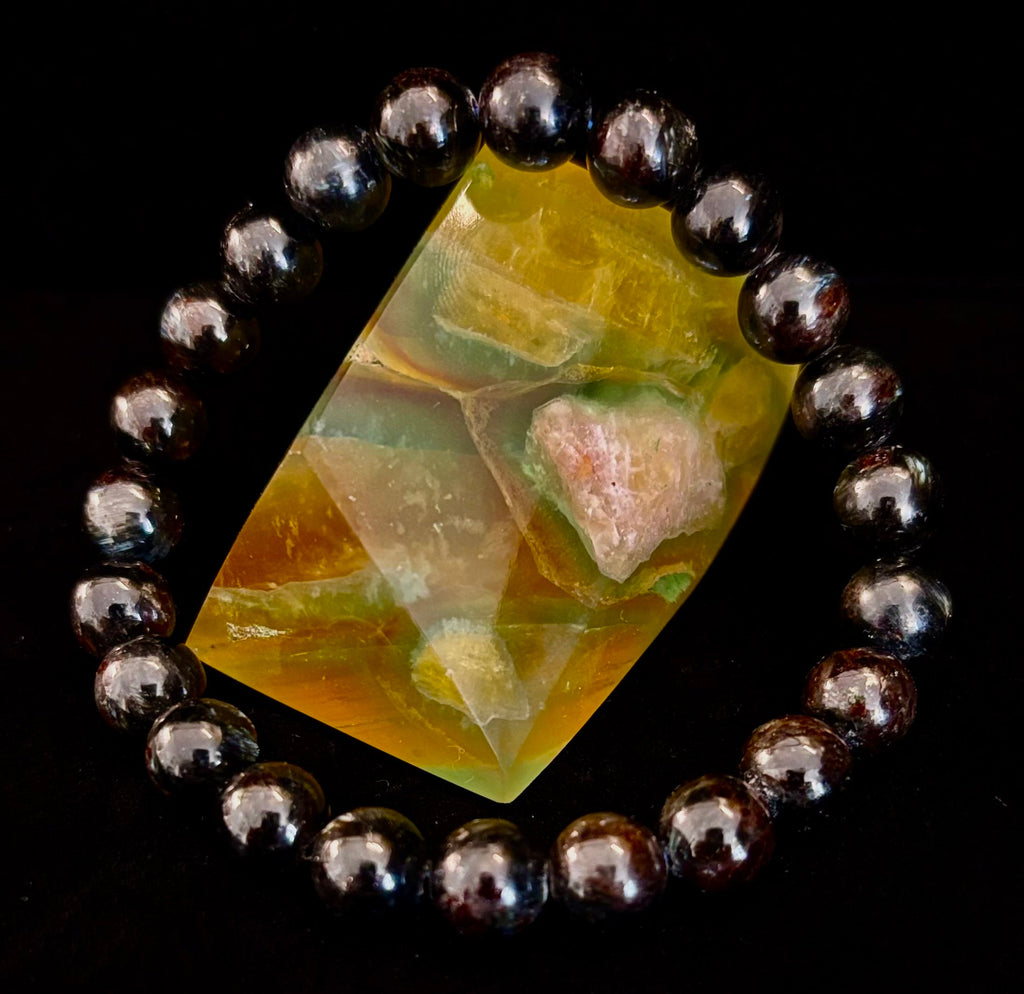 Awaken Inner Power with Natural Astrophyllite (Arfvedsonite) Bracelet | | Wiccan Center