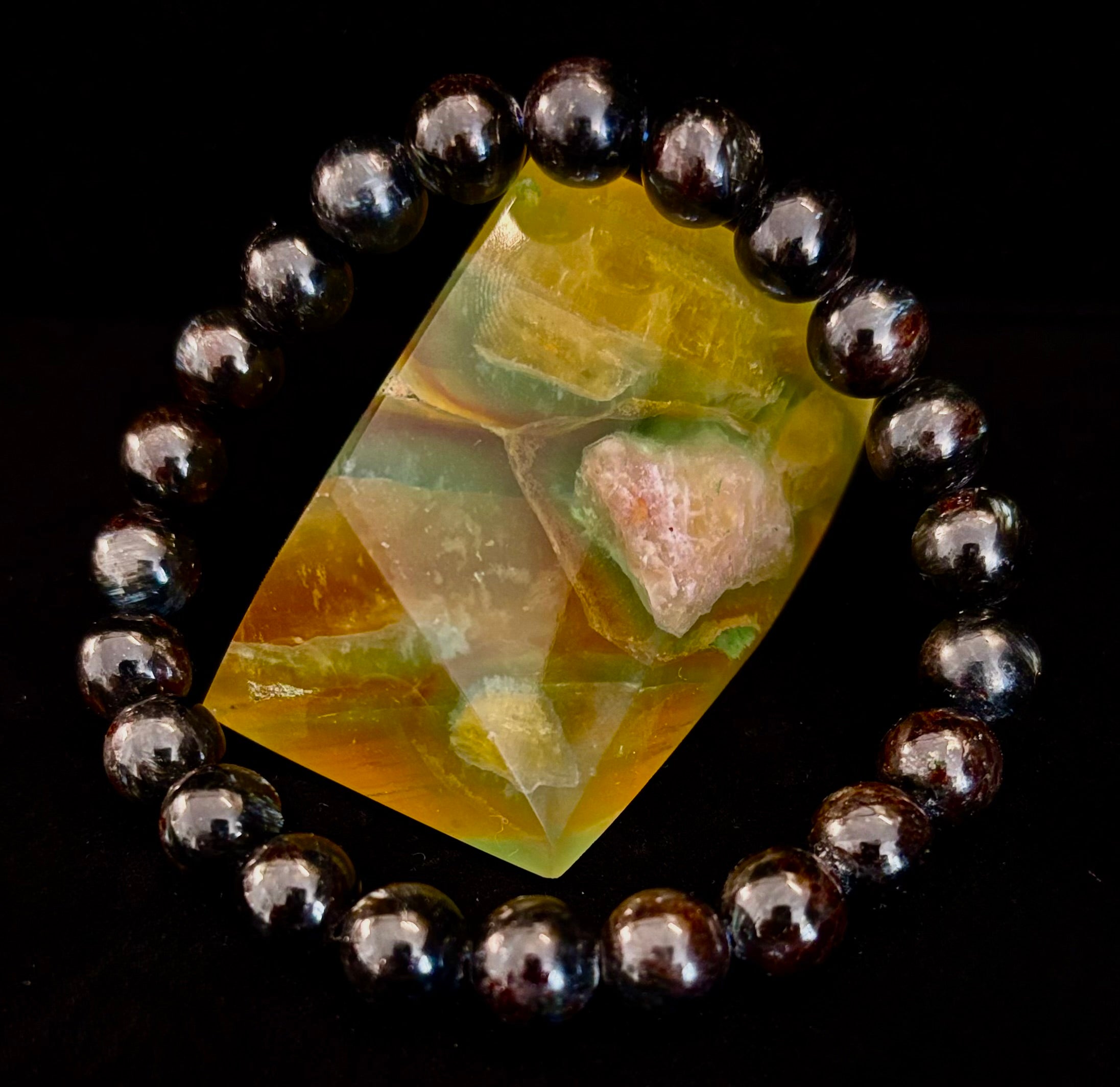 Awaken Inner Power with Natural Astrophyllite (Arfvedsonite) Bracelet | | Wiccan Center
