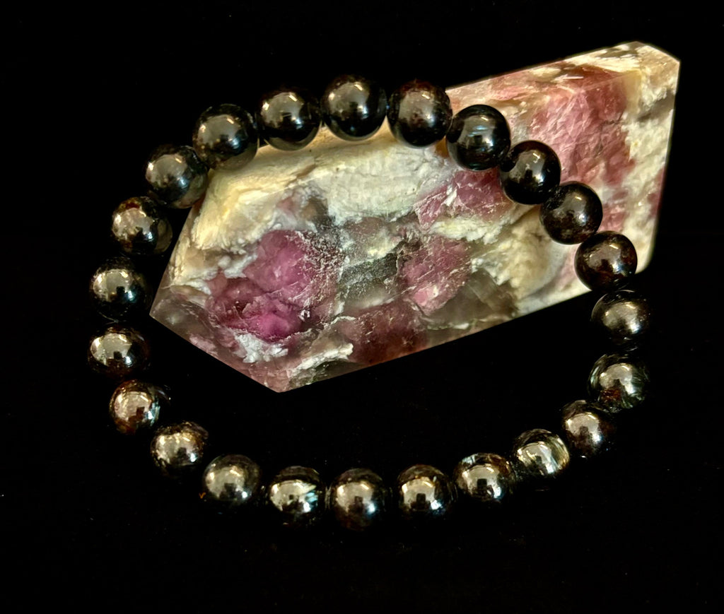 Awaken Inner Power with Natural Astrophyllite (Arfvedsonite) Bracelet | | Wiccan Center