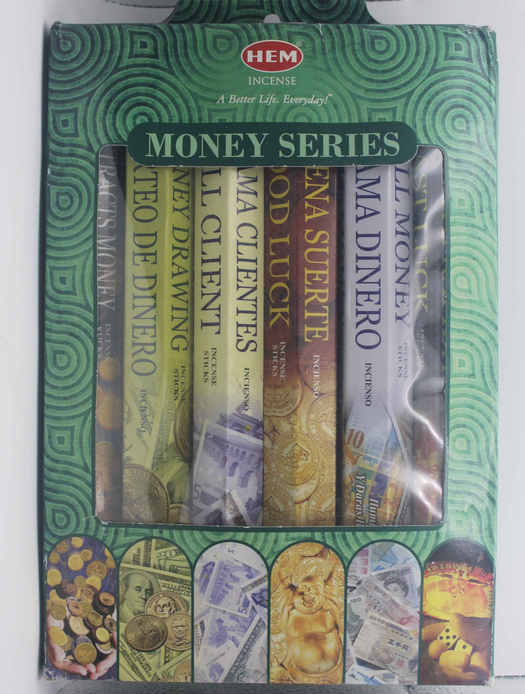 HEM Money Series Incense Pack 6-in-1 Collection | | Wiccan Center