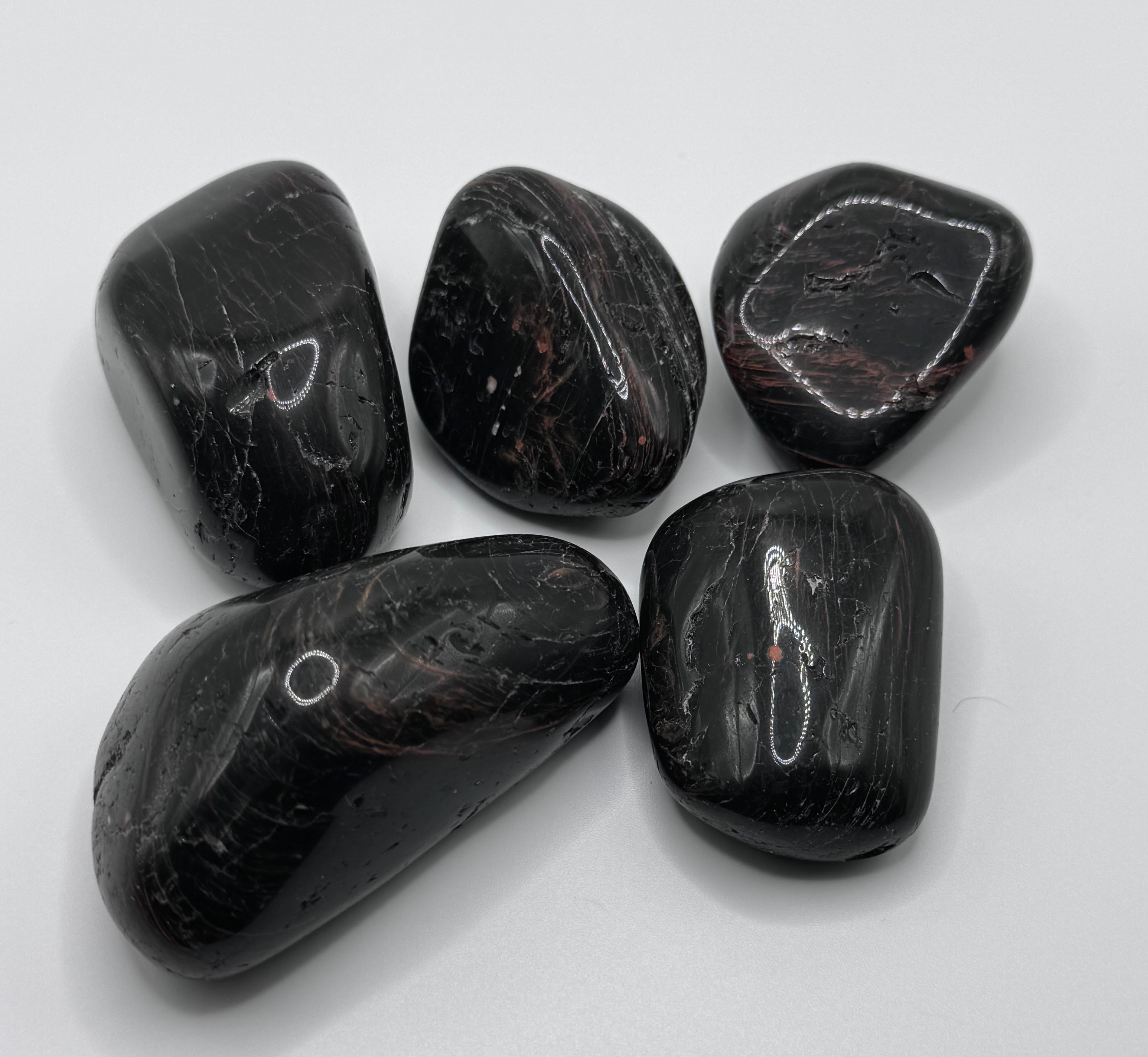 Black Tourmaline - Large Tumbles | | Wiccan Center