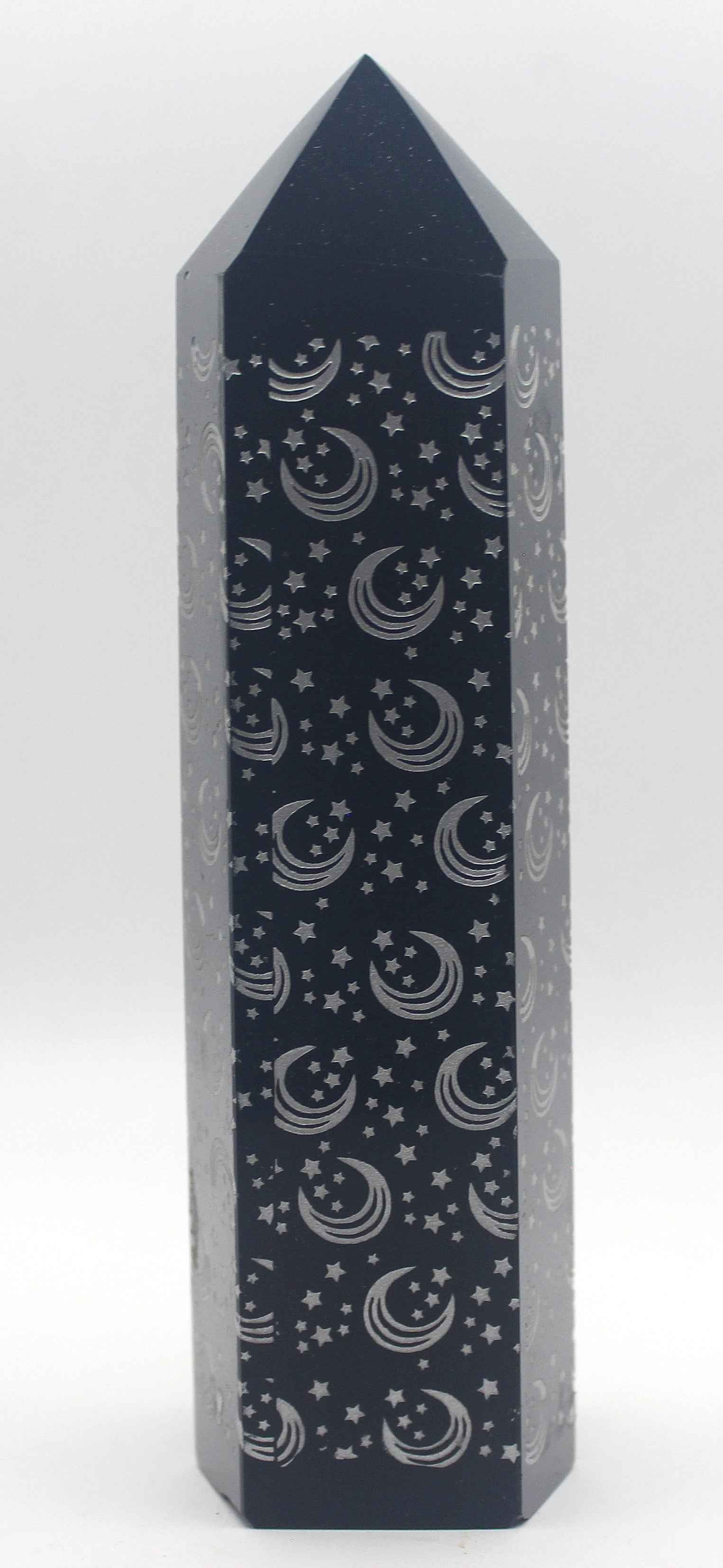 Obsidian Etched Tower | | Wiccan Center