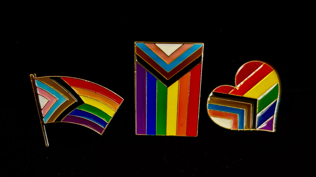 LGBTQ+ Rainbow Pride Flag Enamel Pin – Many Fabulous Styles | | Wiccan Center