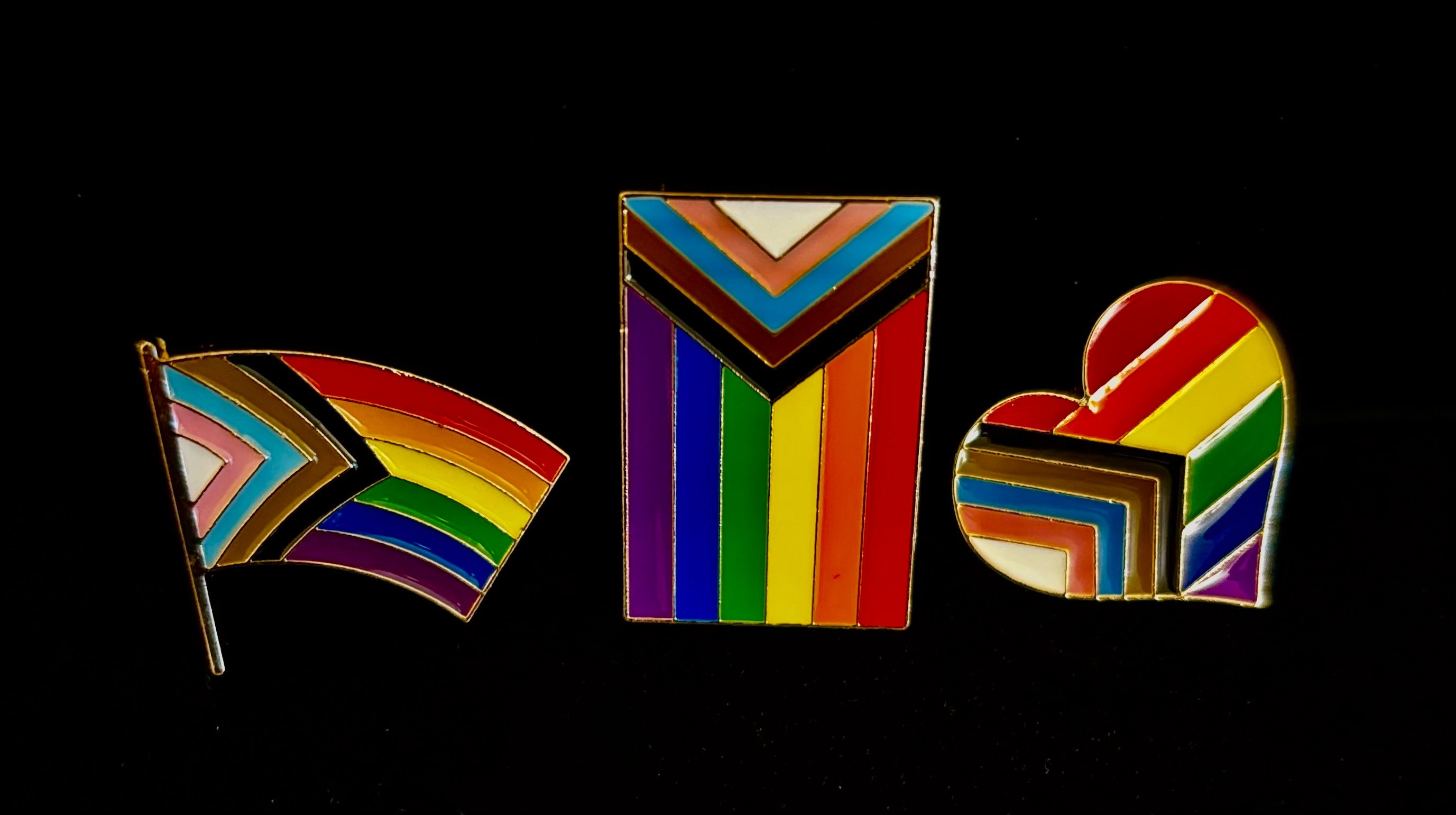 LGBTQ+ Rainbow Pride Flag Enamel Pin – Many Fabulous Styles | | Wiccan Center