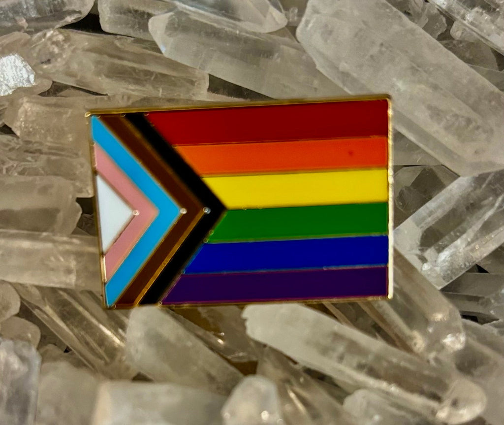 LGBTQ+ Rainbow Pride Flag Enamel Pin – Many Fabulous Styles | | Wiccan Center