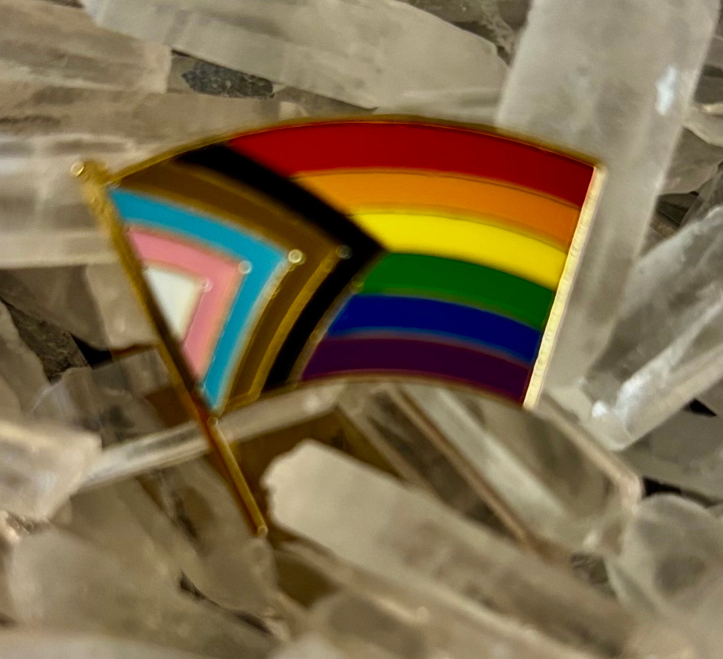 LGBTQ+ Rainbow Pride Flag Enamel Pin – Many Fabulous Styles | | Wiccan Center