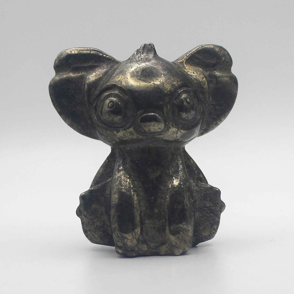 Pyrite Stitch Crystal Carving – Prosperity, Confidence & Motivated Energy | | Wiccan Center