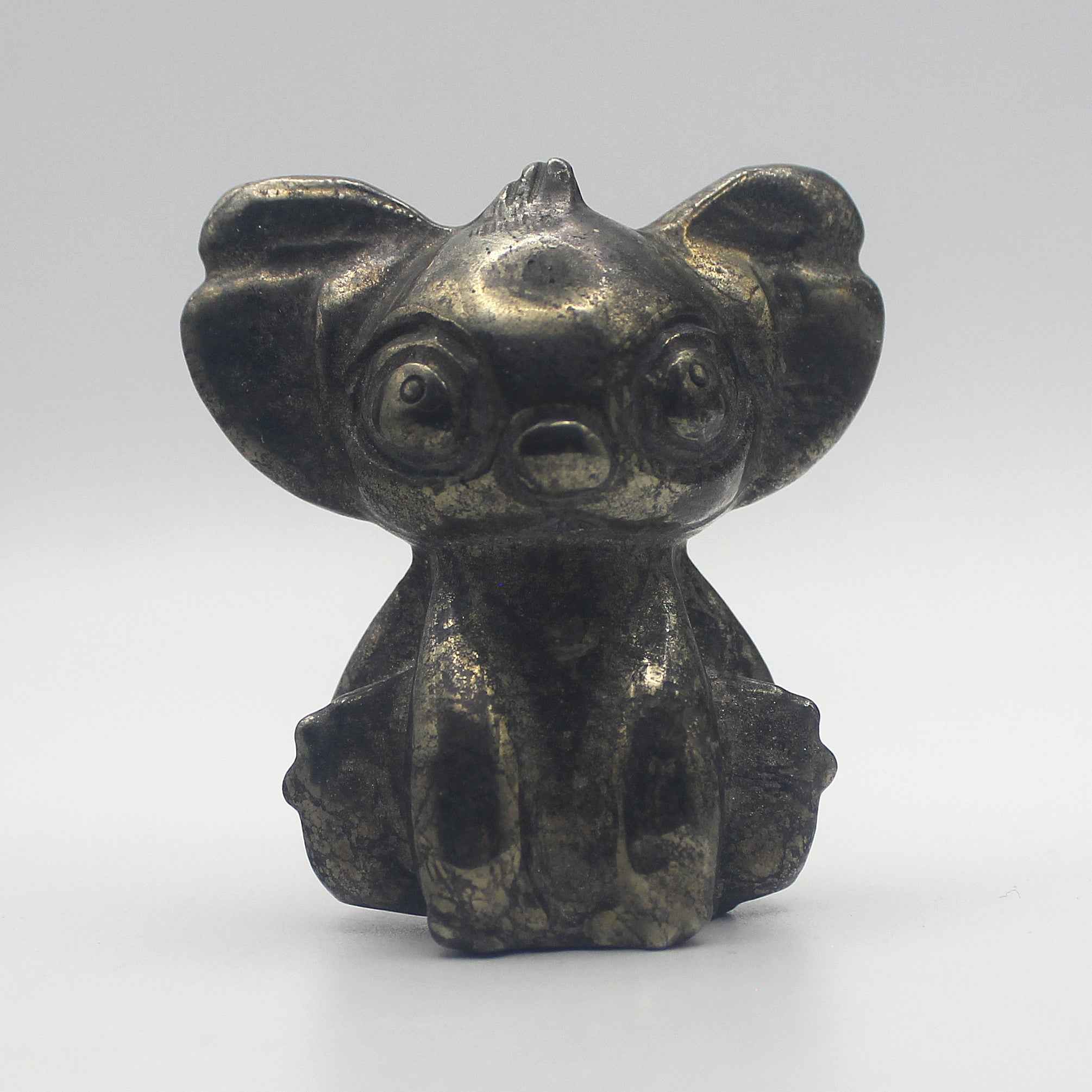 Pyrite Stitch Crystal Carving – Prosperity, Confidence & Motivated Energy | | Wiccan Center