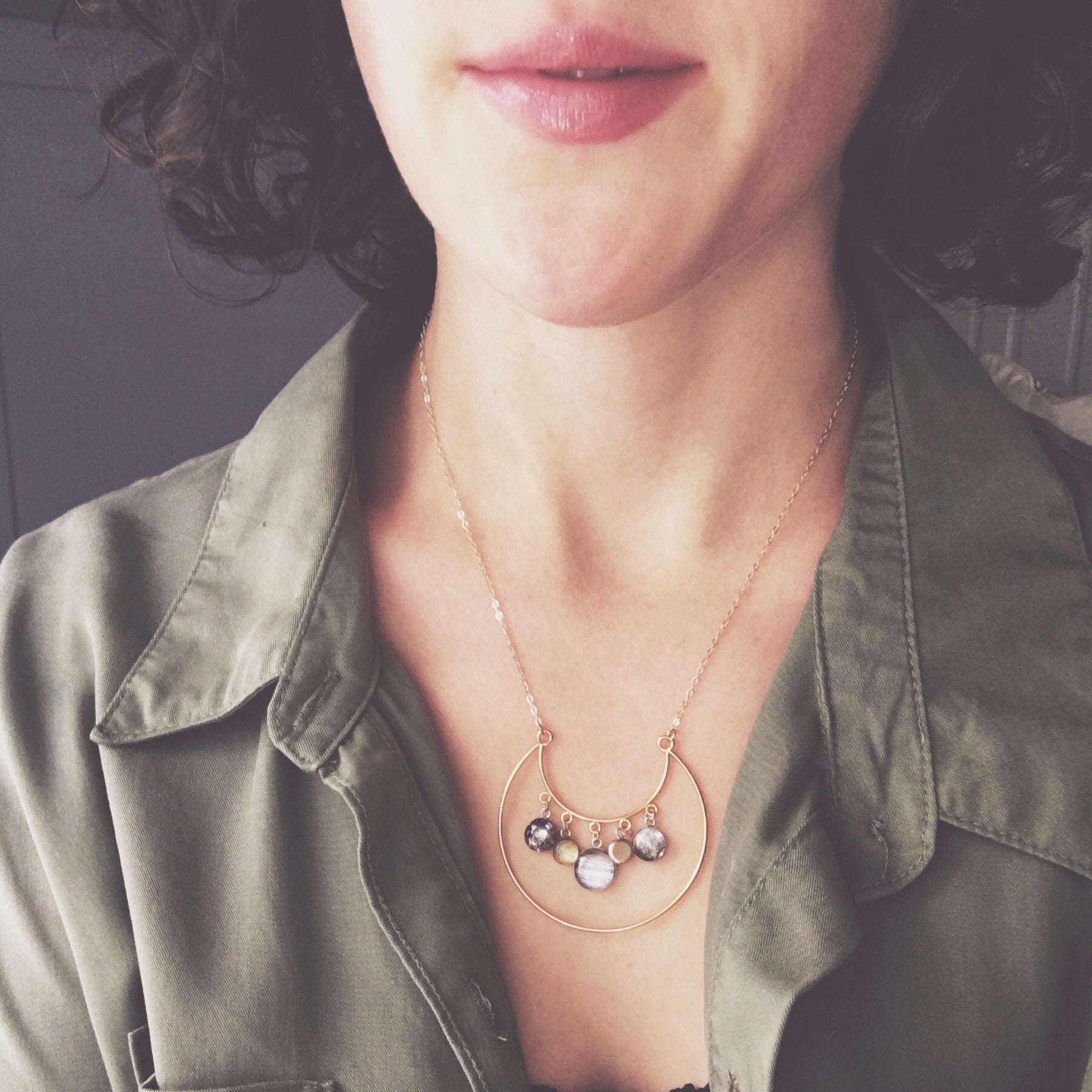 Galilean Moons of Jupiter Statement Necklace | Necklace | Wiccan Center