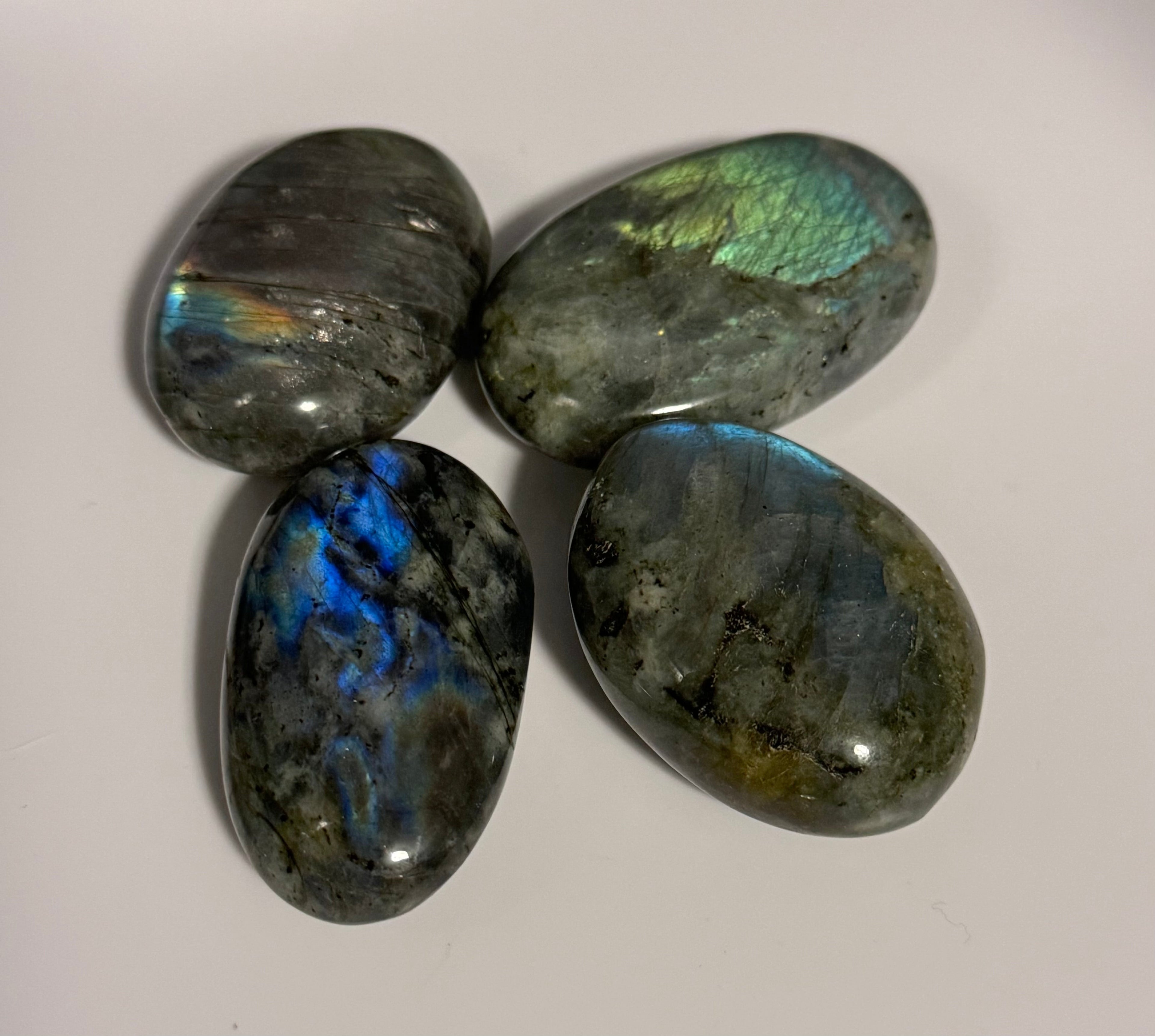 Labradorite (flashy) Palm Stone | | Wiccan Center