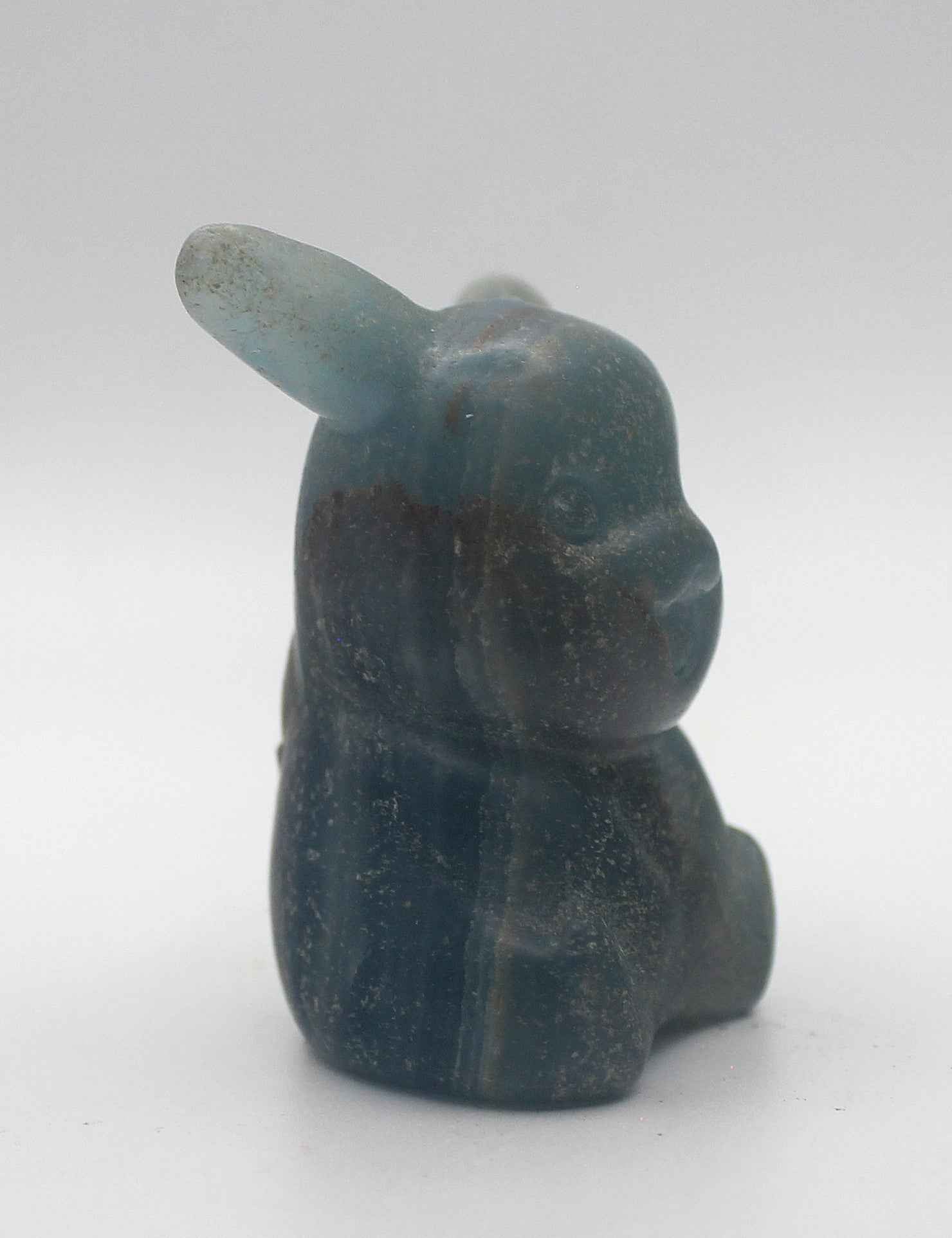 Blue Banded Calcite (Blue Onyx) Pikachu Crystal Carving – Calming & Collectible | | Wiccan Center