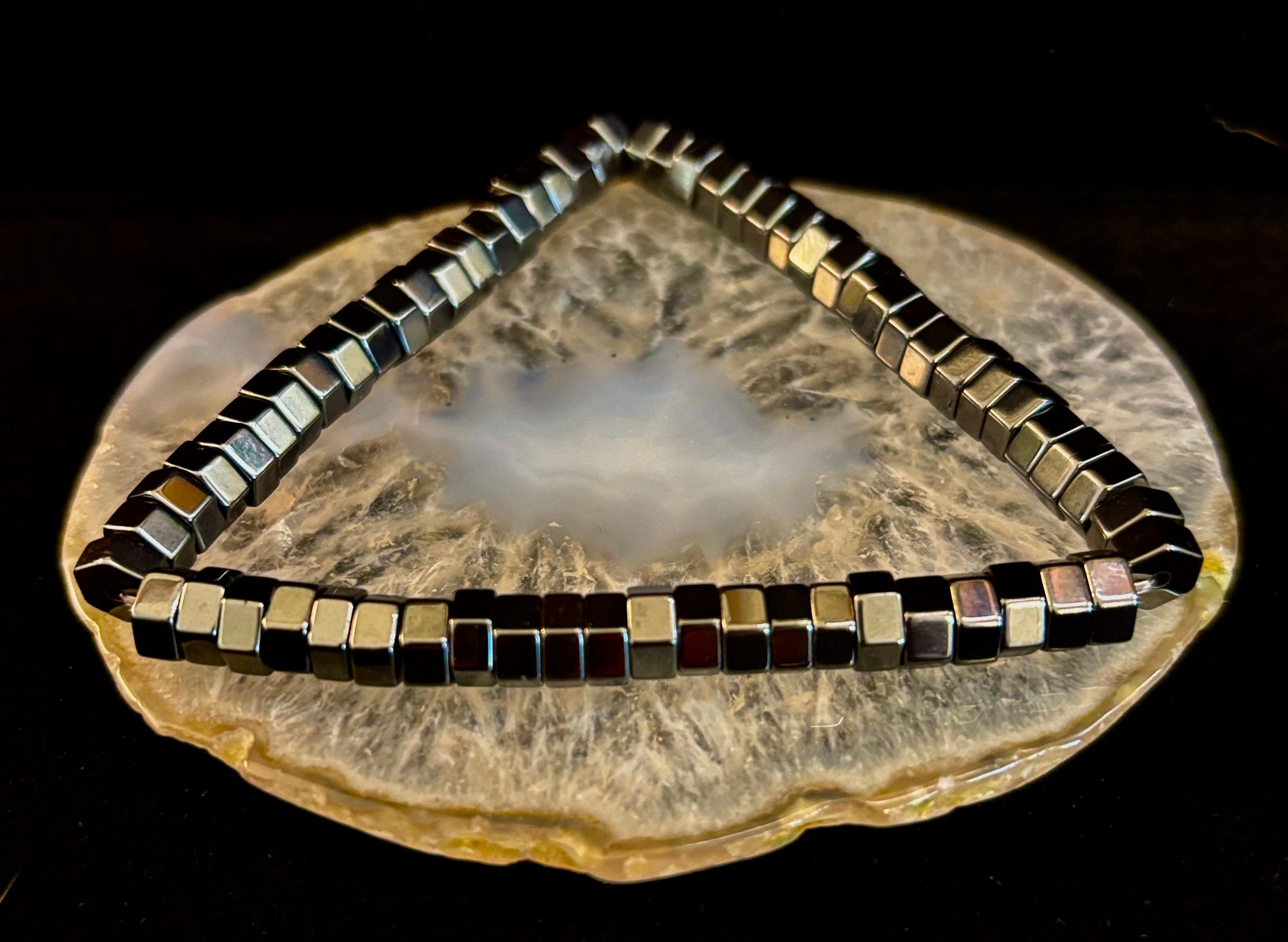 Retro Geometric Beaded Bracelet – Built for Large to Extra Large Wrists | | Wiccan Center