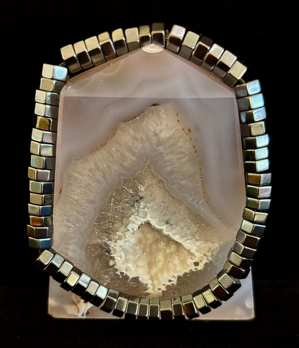 Retro Geometric Beaded Bracelet – Built for Large to Extra Large Wrists | | Wiccan Center