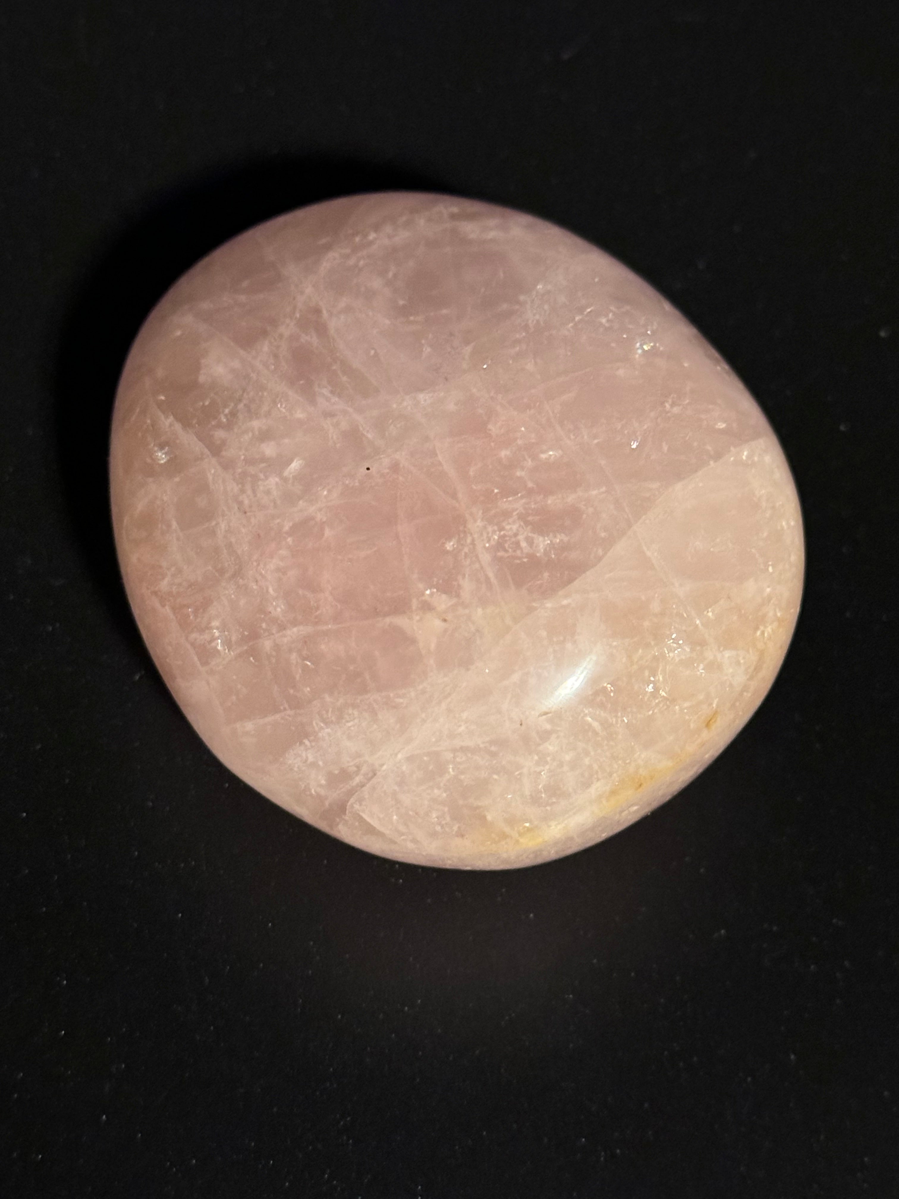 Rose Quartz Palm Stone | | Wiccan Center