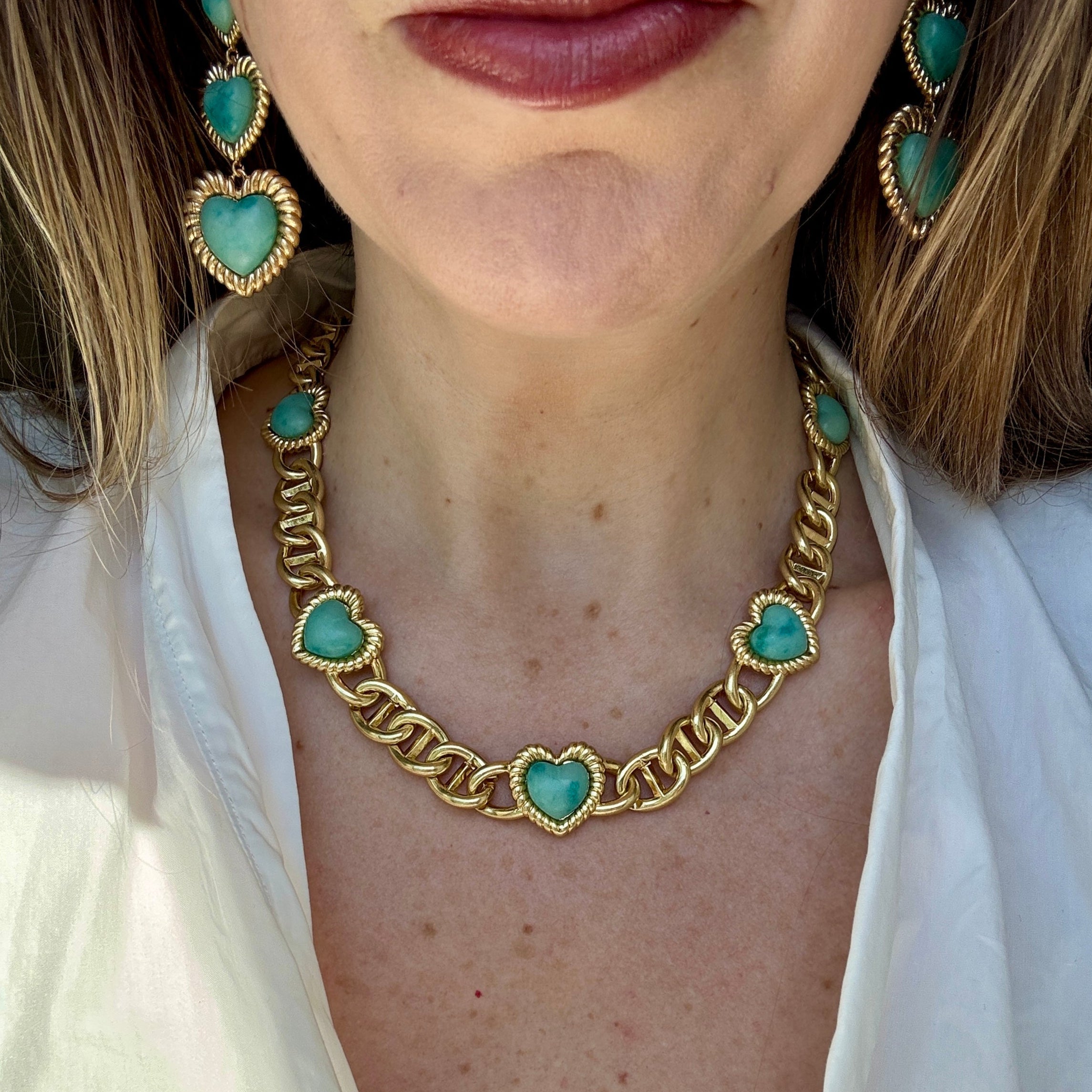 Sloan Heart Necklace Four Colors Available