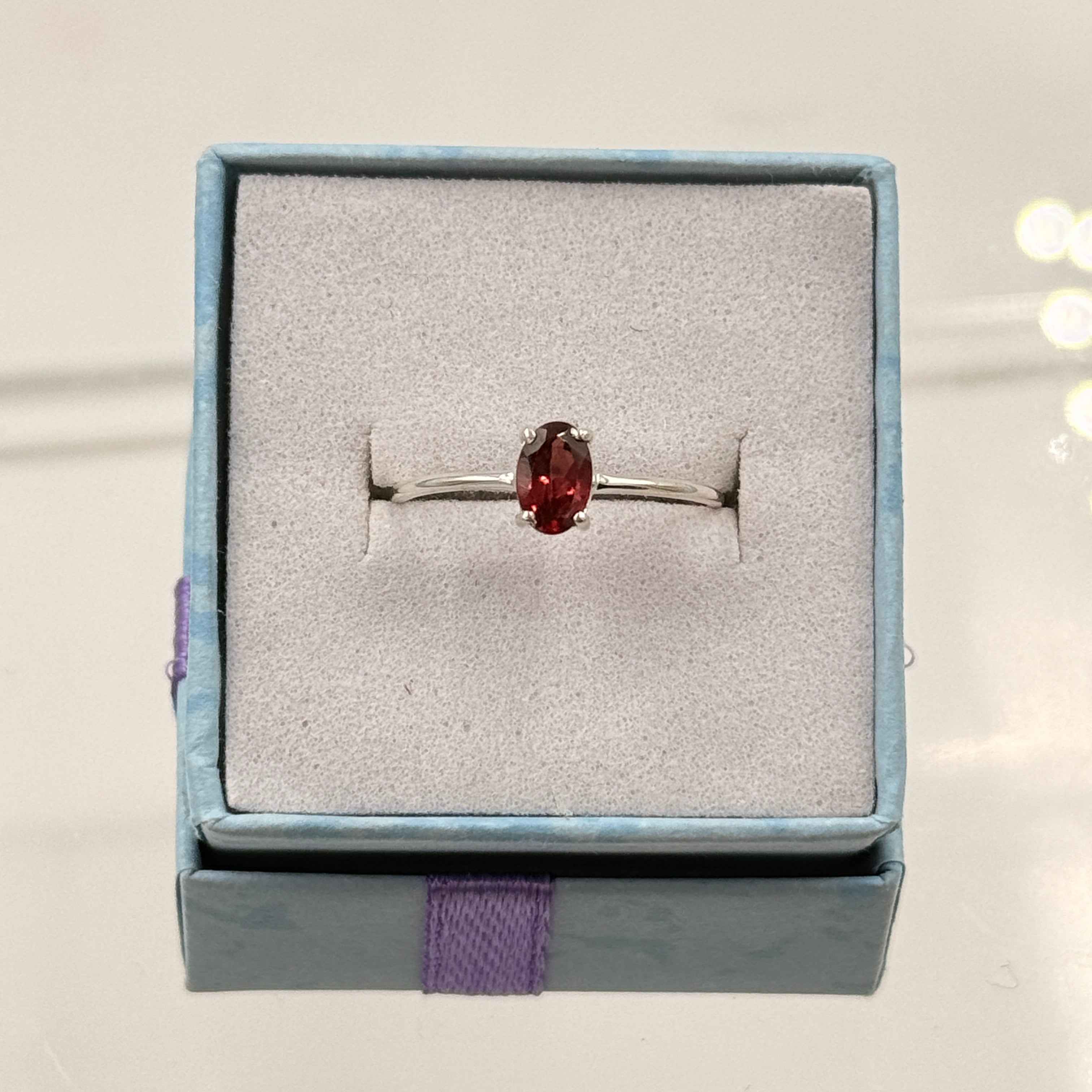 Dainty Garnet Ring | Rings | Wiccan Center