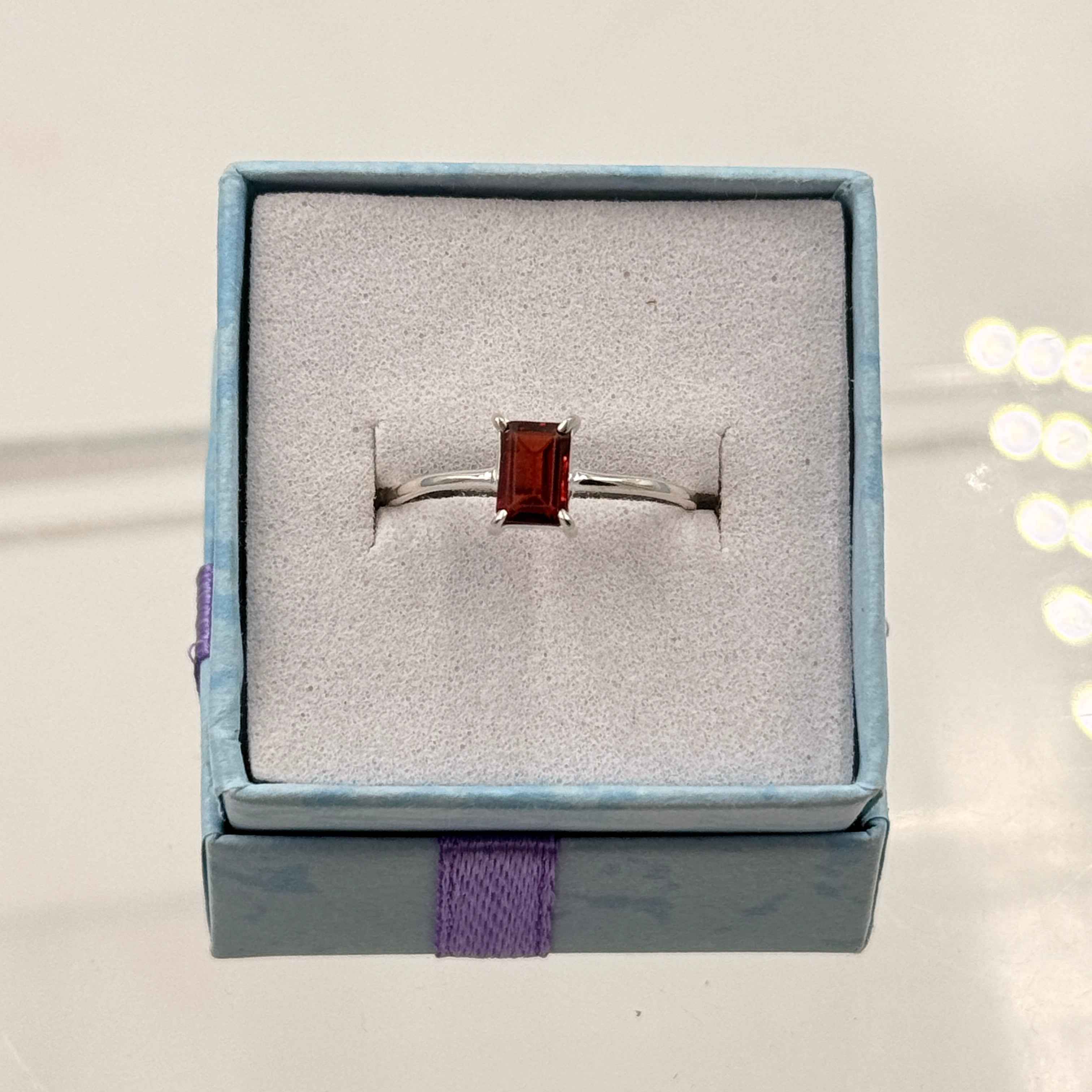 Dainty Garnet Ring | Rings | Wiccan Center