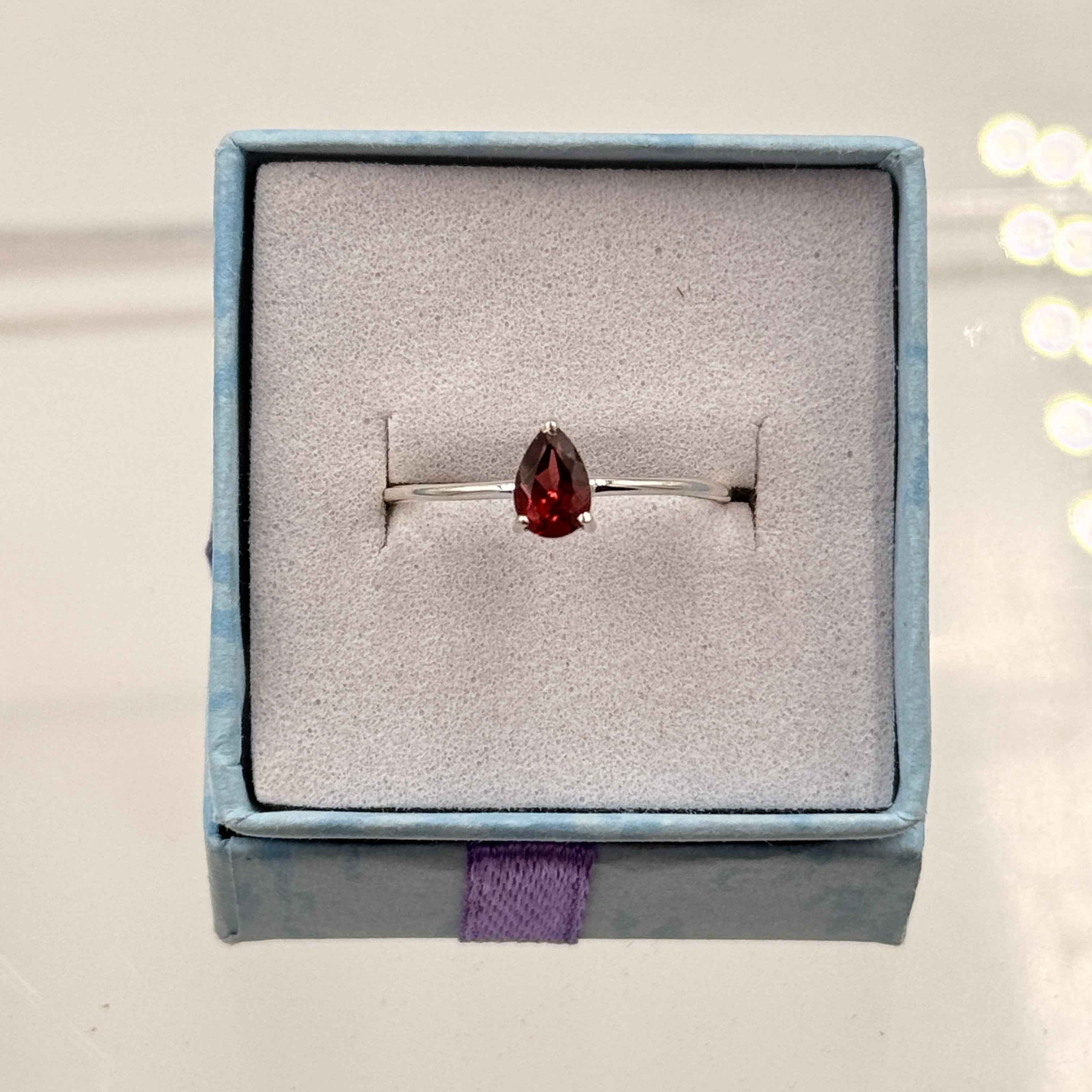 Dainty Garnet Ring | Rings | Wiccan Center