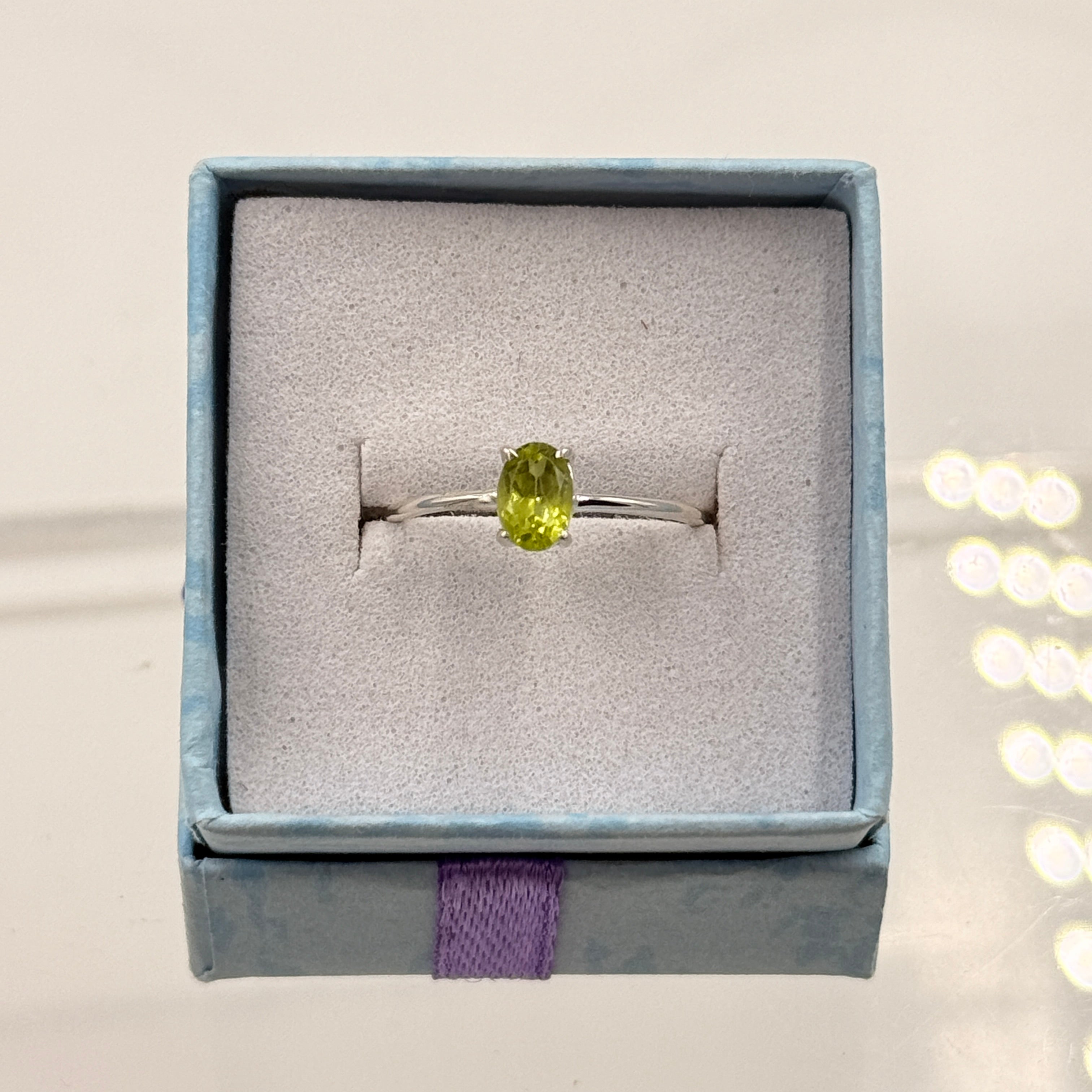 Dainty Peridot Ring | Rings | Wiccan Center