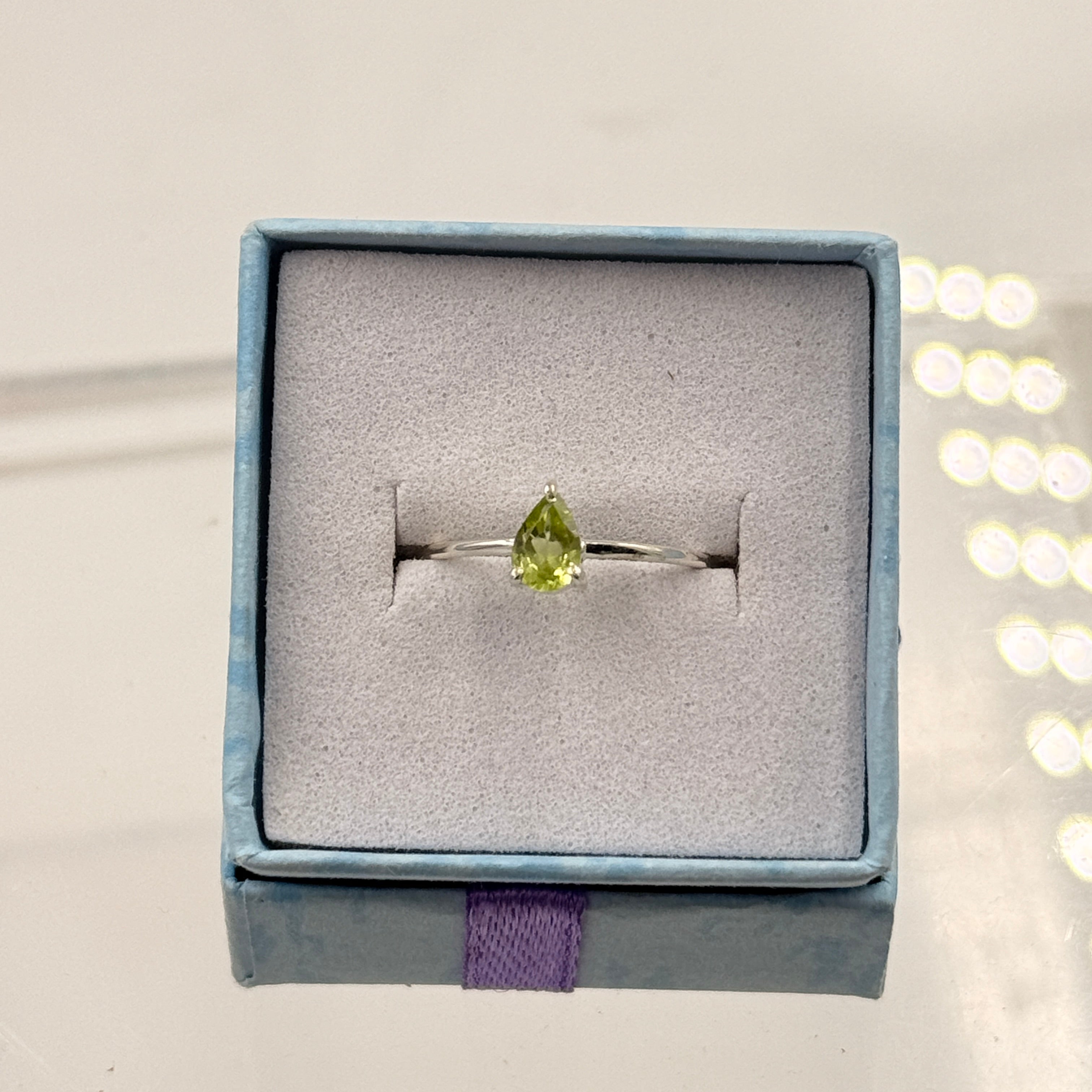 Dainty Peridot Ring | Rings | Wiccan Center