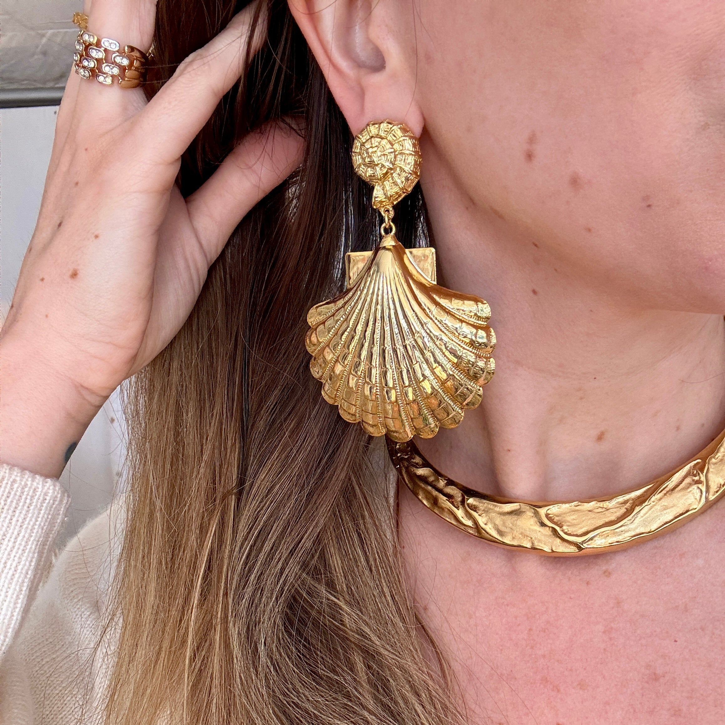 Kiki Nautilus Shell Earrings