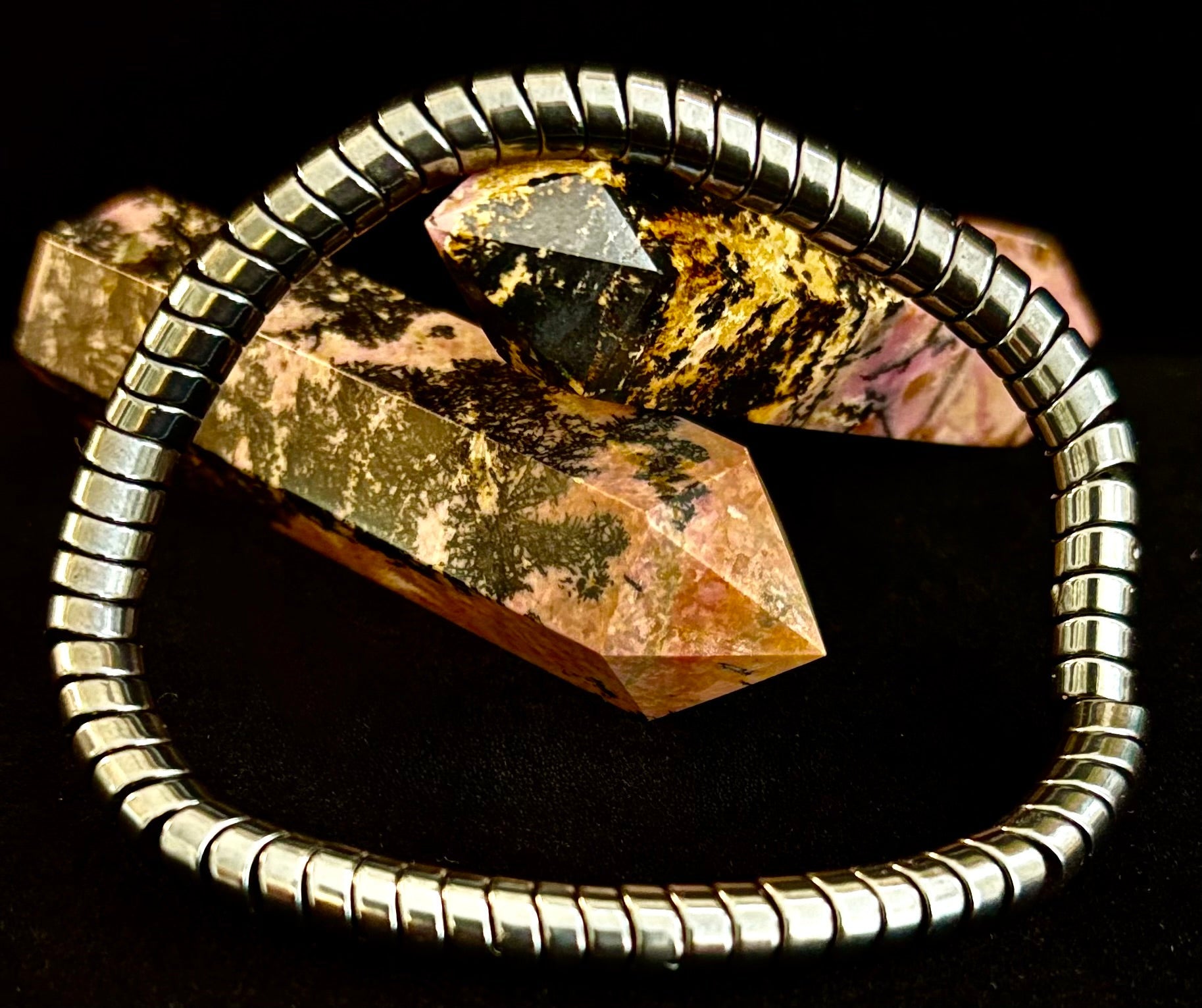 🐍 Snake Bone Style Bracelet – Bold & Modern Power Piece | | Wiccan Center