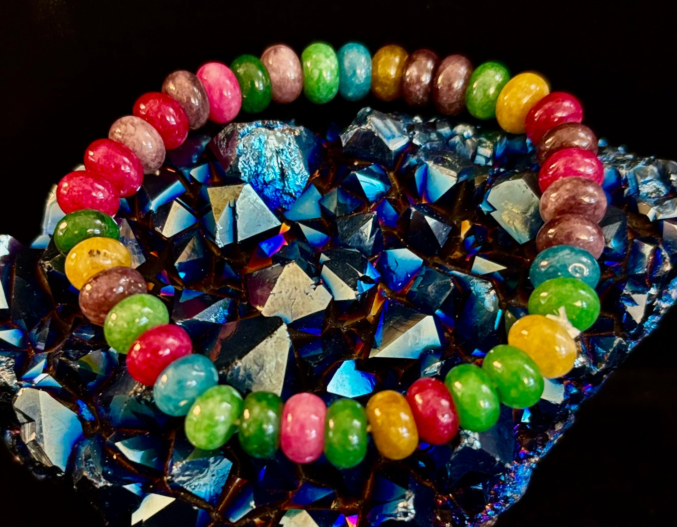 Multi-Color Tourmaline Wish Bracelet | | Wiccan Center