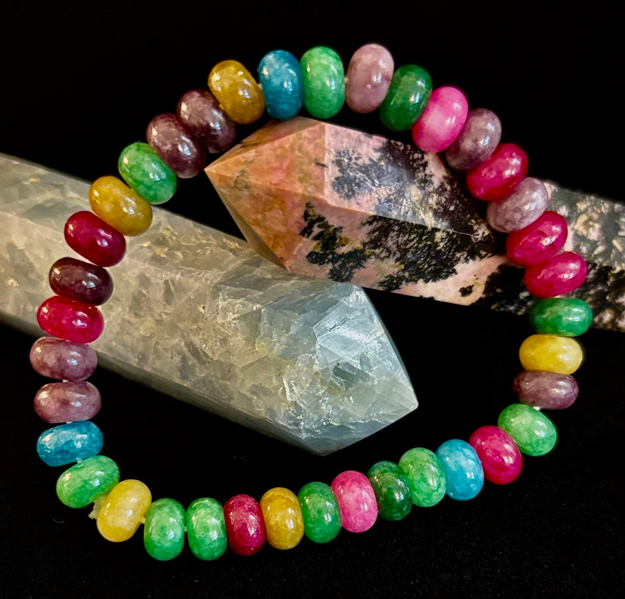 Multi-Color Tourmaline Wish Bracelet | | Wiccan Center