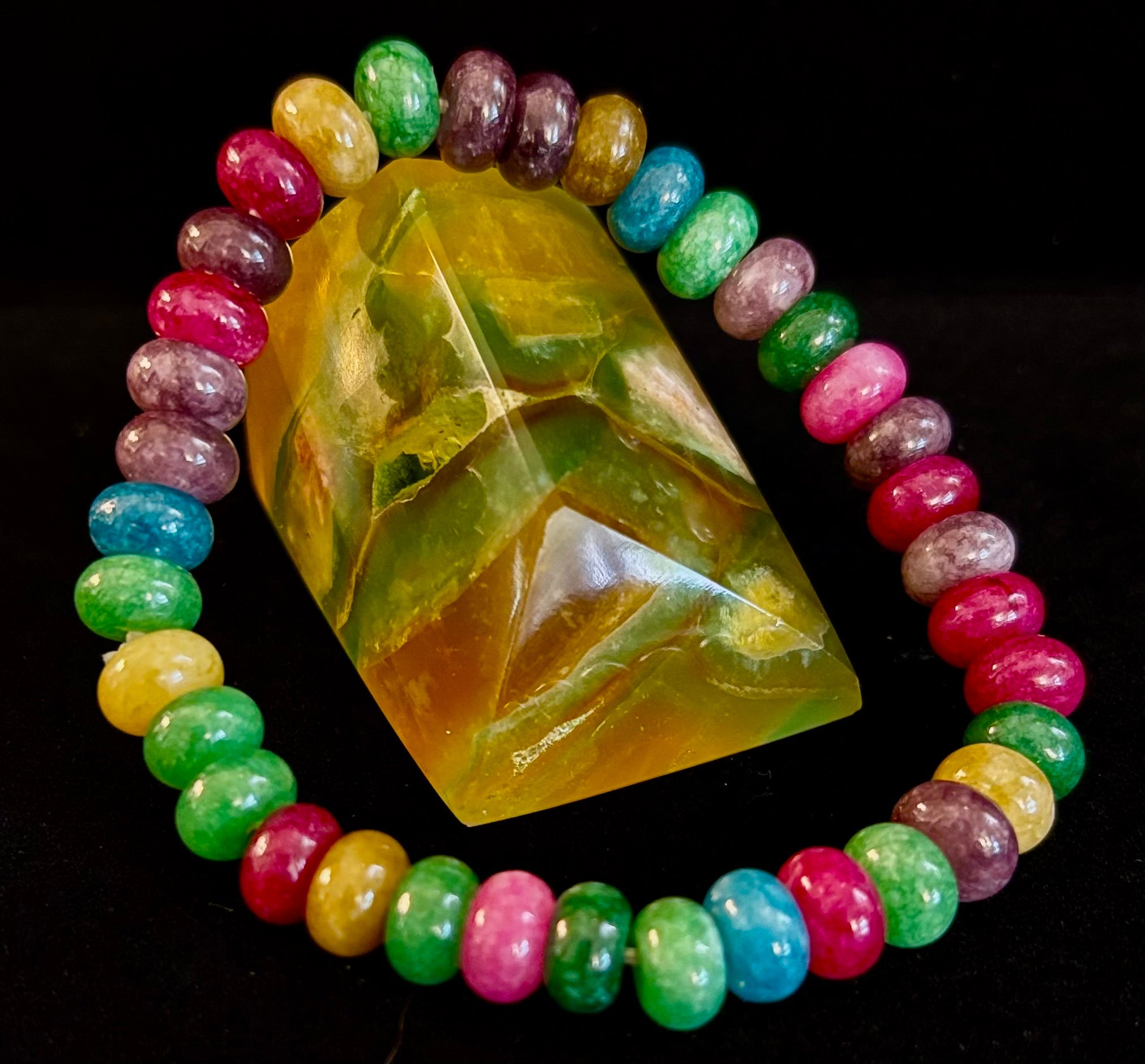 Multi-Color Tourmaline Wish Bracelet | | Wiccan Center