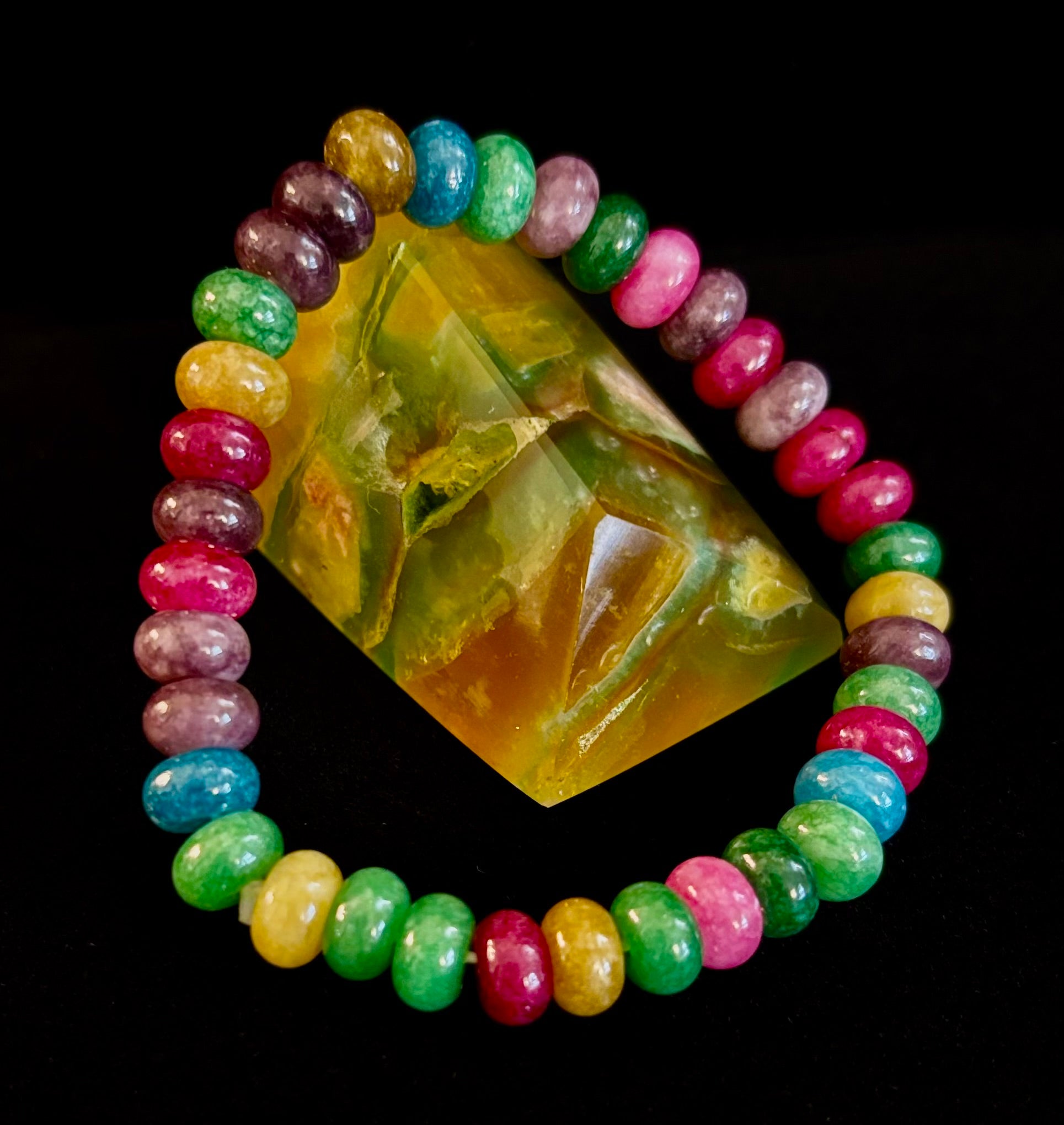 Multi-Color Tourmaline Wish Bracelet | | Wiccan Center