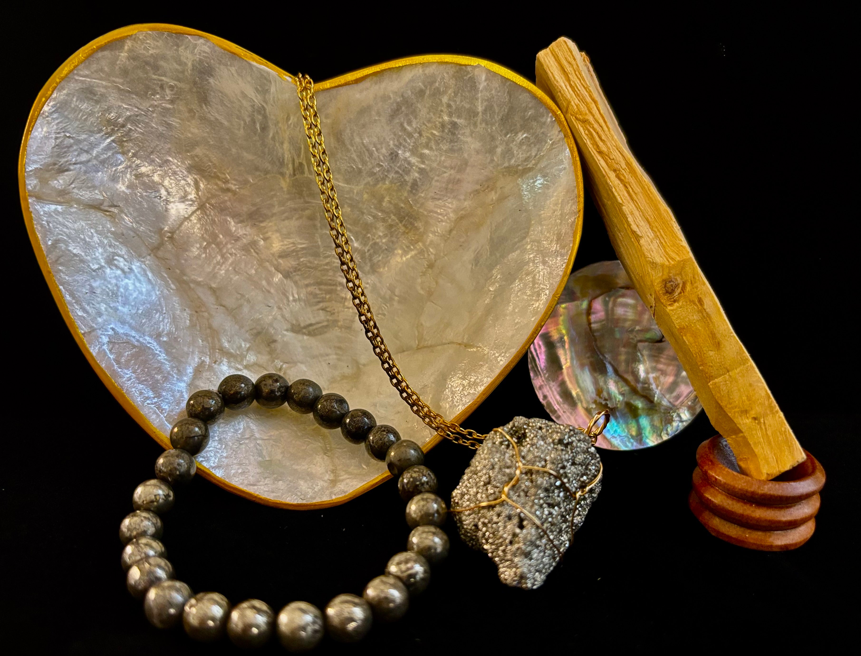 The Pyrite Attract Abudance Collection - Gift Box | | Wiccan Center