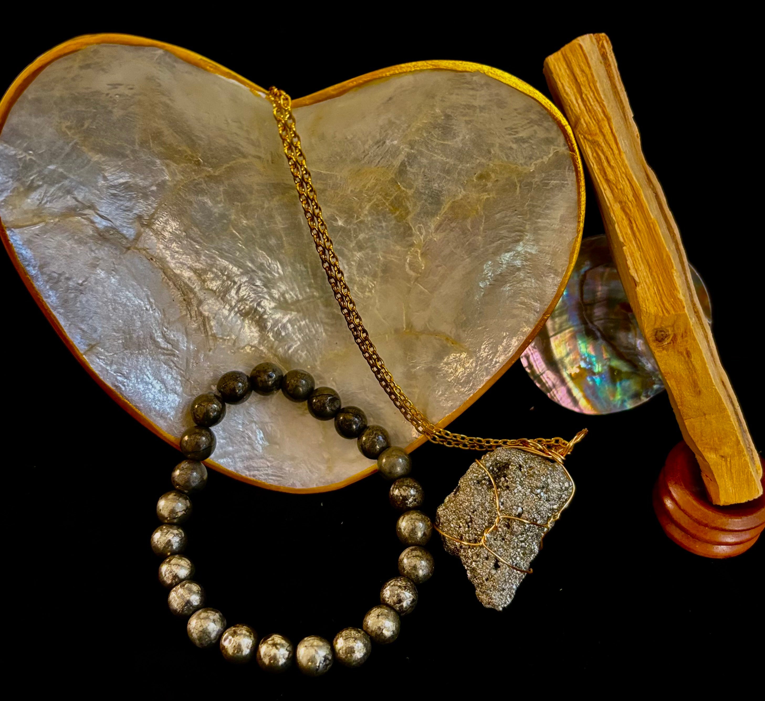 The Pyrite Attract Abudance Collection - Gift Box | | Wiccan Center