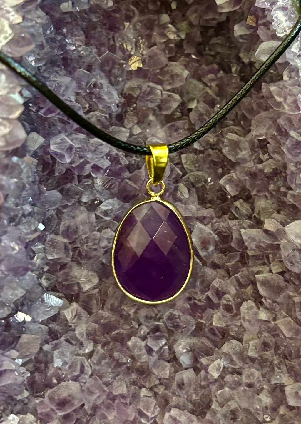 Crystal Drop Necklace – 1 inch Teardrop Pendant (Made in Australia) | | Wiccan Center