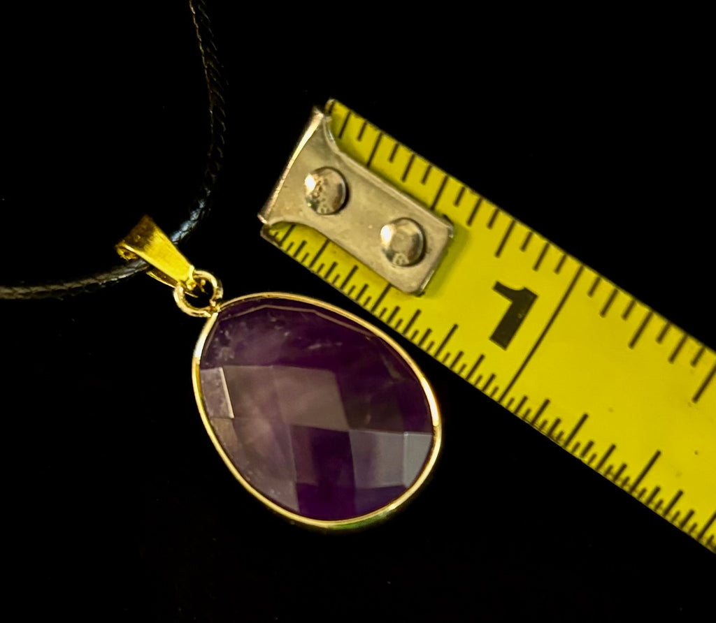 Crystal Drop Necklace – 1 inch Teardrop Pendant (Made in Australia) | | Wiccan Center