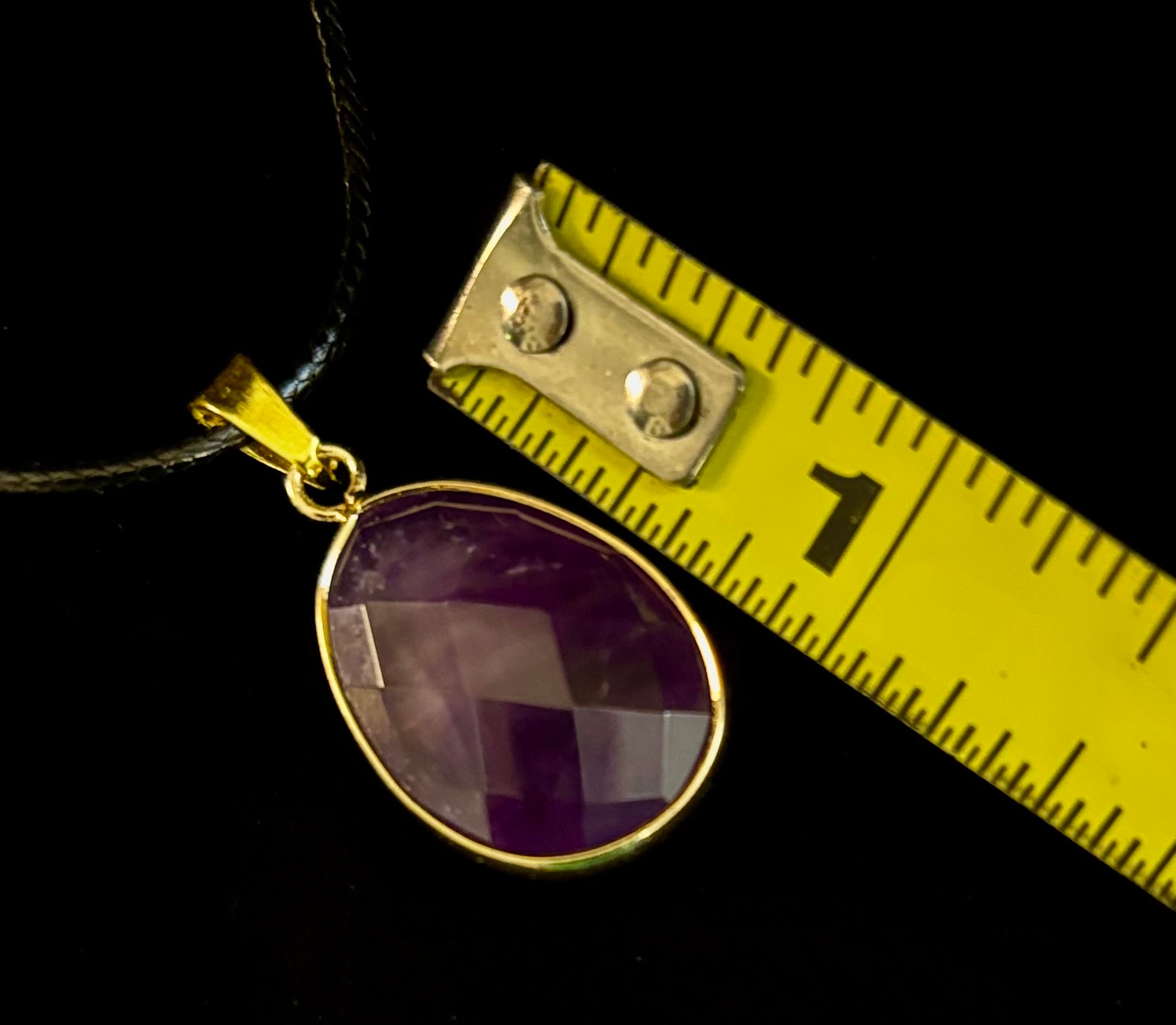 Crystal Drop Necklace – 1 inch Teardrop Pendant (Made in Australia) | | Wiccan Center