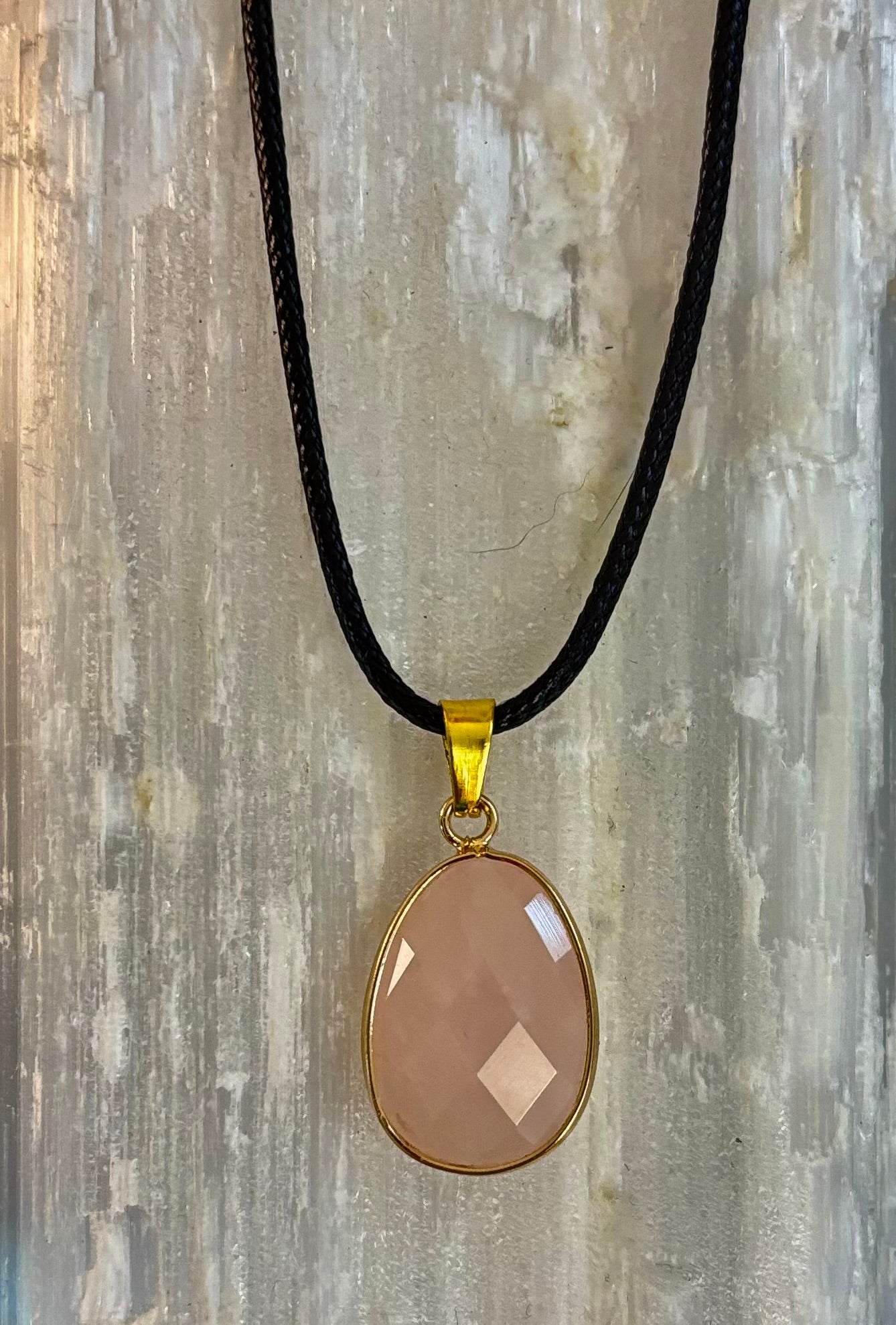 Crystal Drop Necklace – 1 inch Teardrop Pendant (Made in Australia) | | Wiccan Center