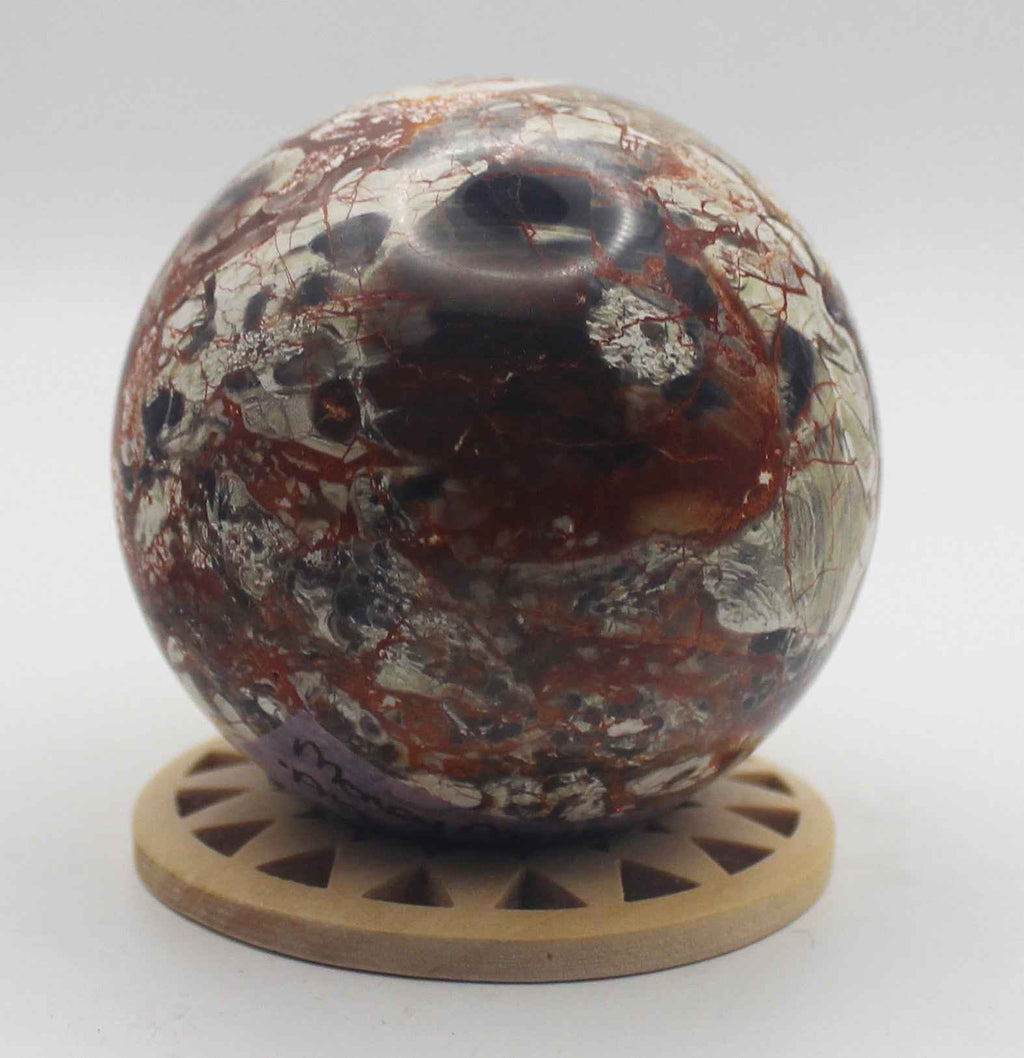 Money Agate Sphere – Abundance, Stability & Prosperity Energy Crystal Ball | Spheres | Wiccan Center