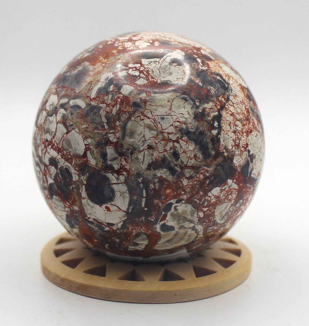 Money Agate Sphere – Abundance, Stability & Prosperity Energy Crystal Ball | Spheres | Wiccan Center