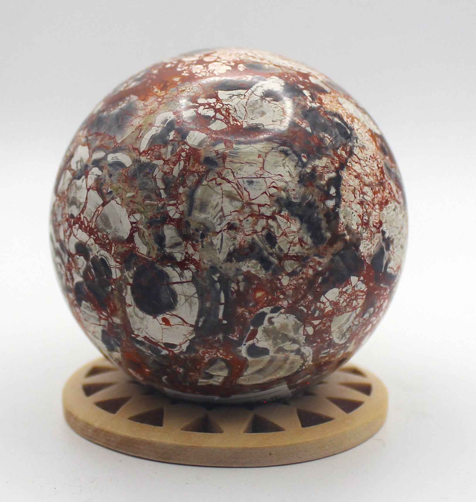 Money Agate Sphere – Abundance, Stability & Prosperity Energy Crystal Ball | Spheres | Wiccan Center
