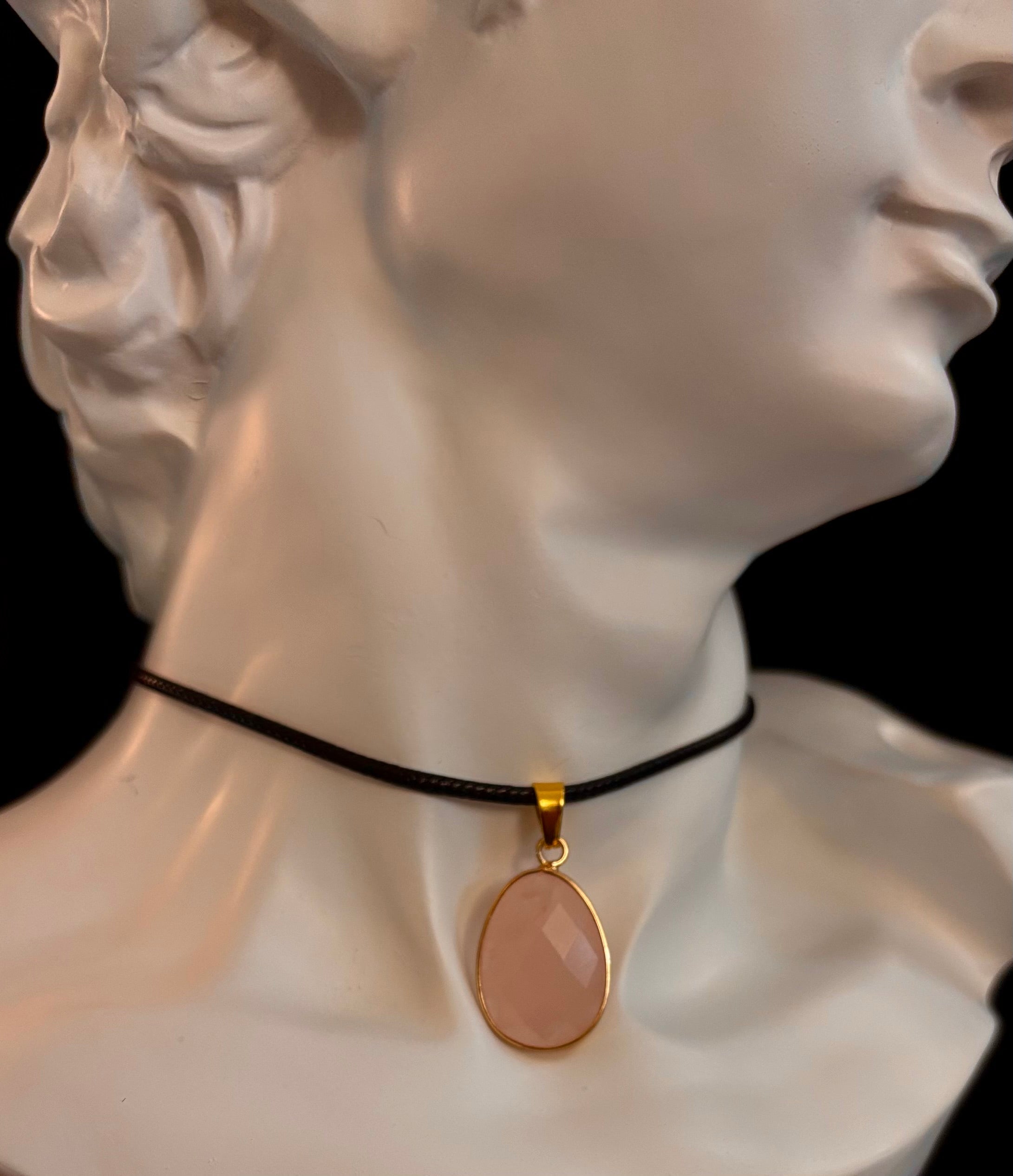 Crystal Drop Necklace – 1 inch Teardrop Pendant (Made in Australia) | | Wiccan Center