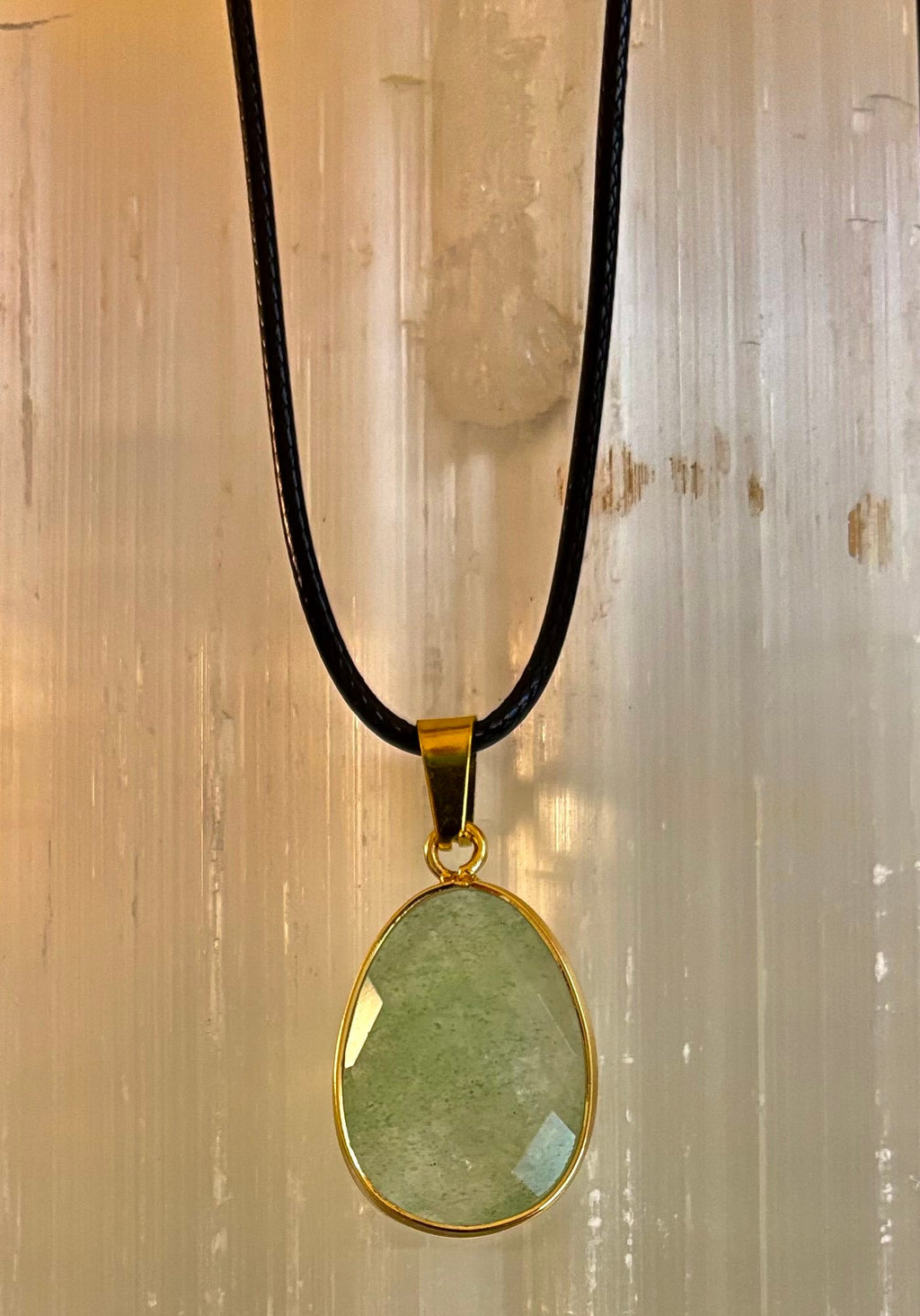 Crystal Drop Necklace – 1 inch Teardrop Pendant (Made in Australia) | | Wiccan Center